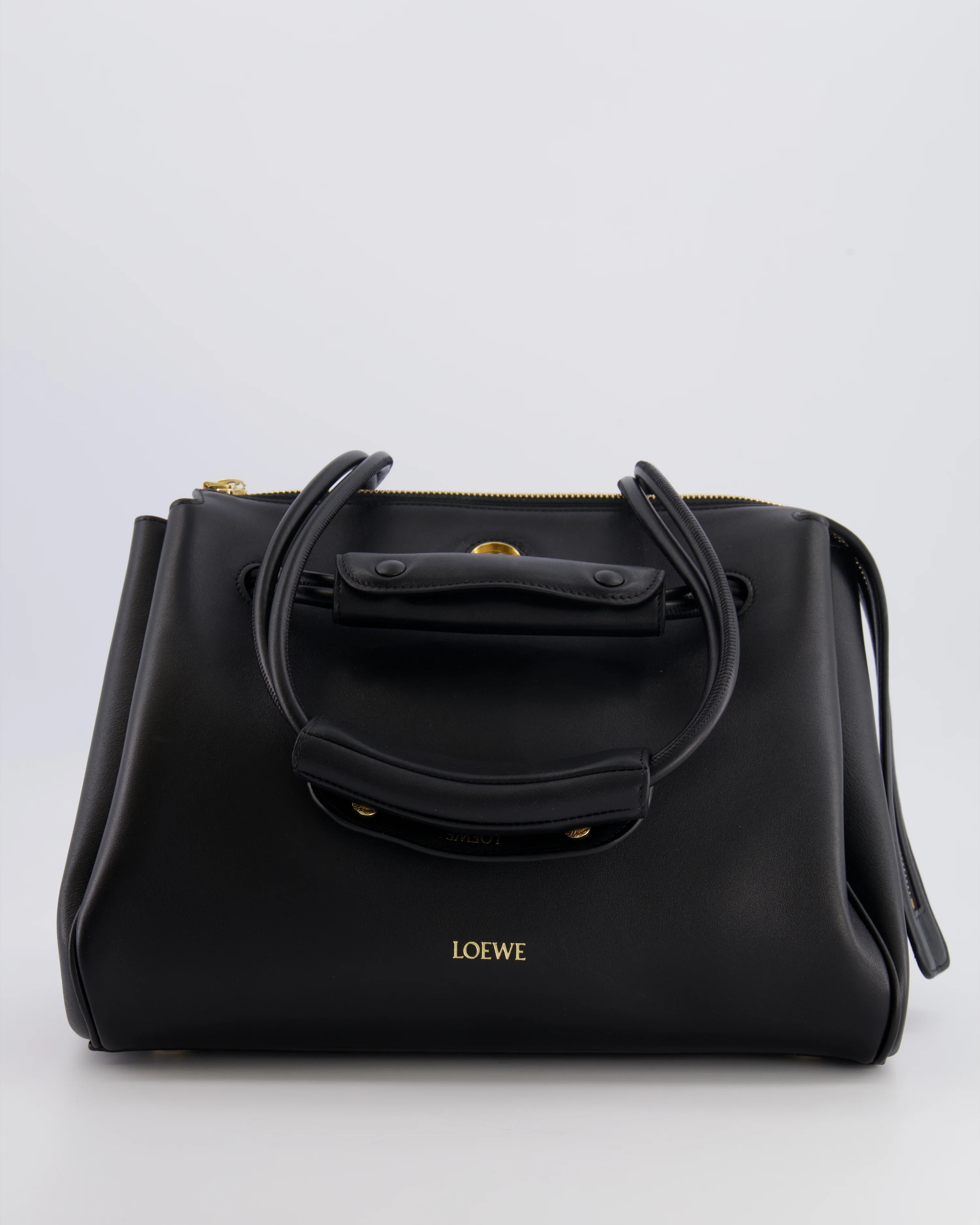 Loewe Black Supple Calfskin Medium Madrid Bag with Gold Hardware RRP £4,200 - Image 18