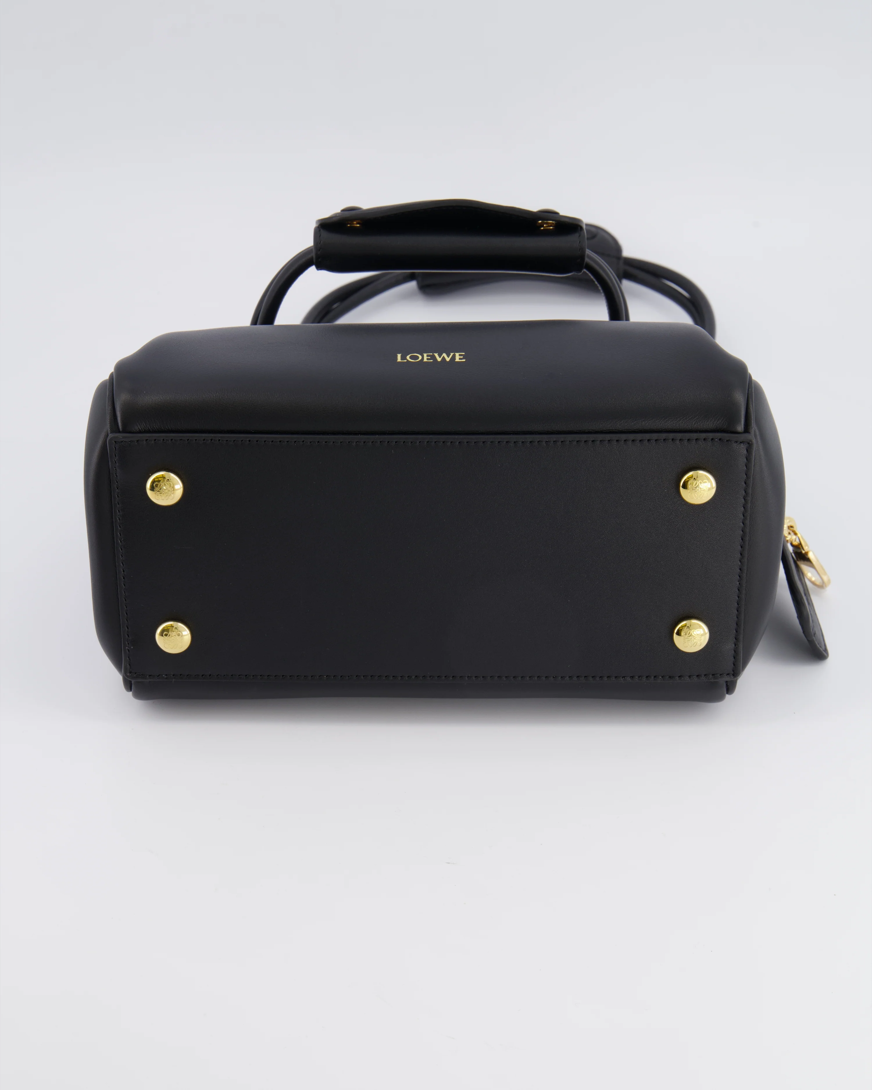 Loewe Black Supple Calfskin Small Madrid Bag with Gold Hardware RRP £3,650 - Image 18