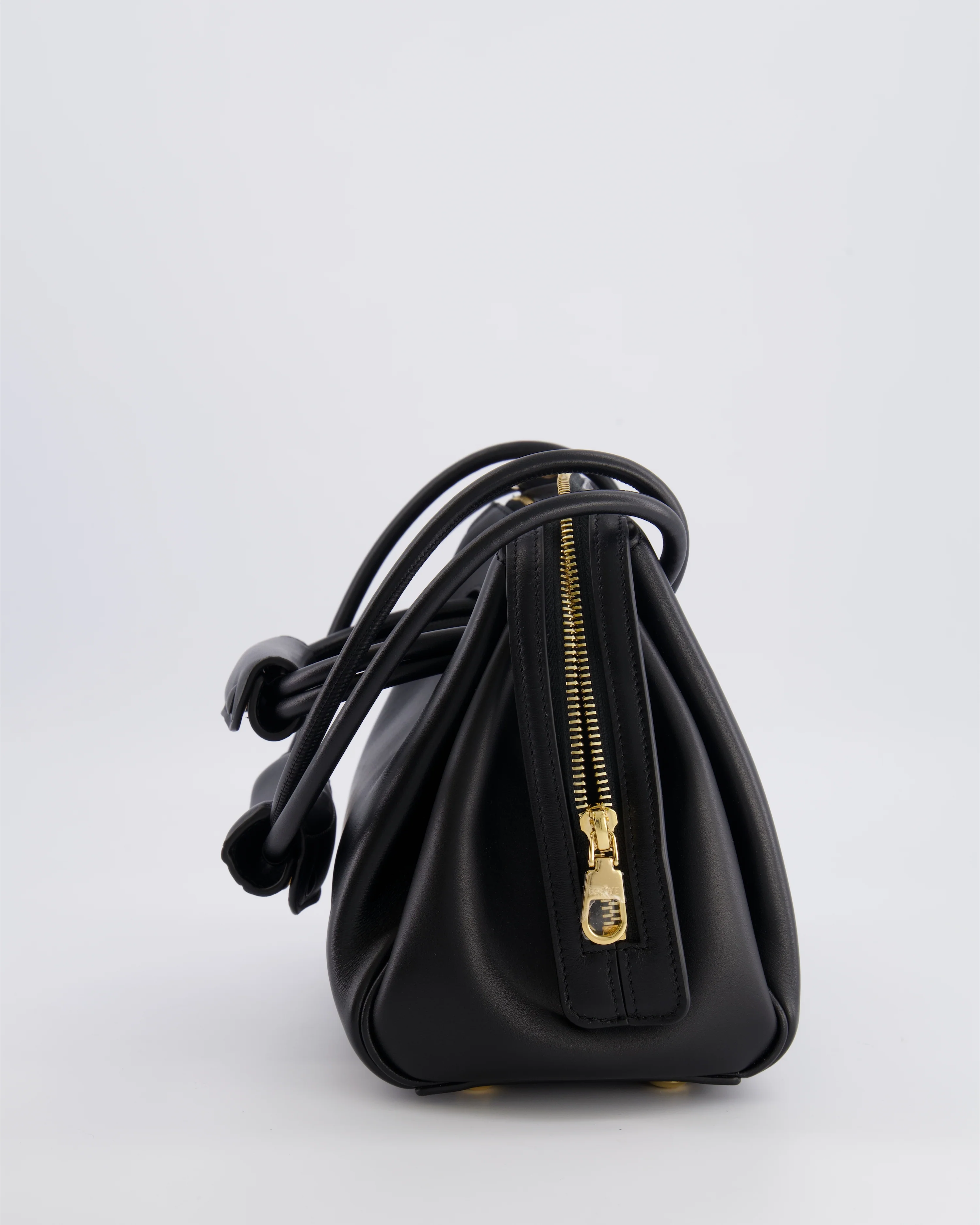 Loewe Black Supple Calfskin Small Madrid Bag with Gold Hardware RRP £3,650 - Image 8
