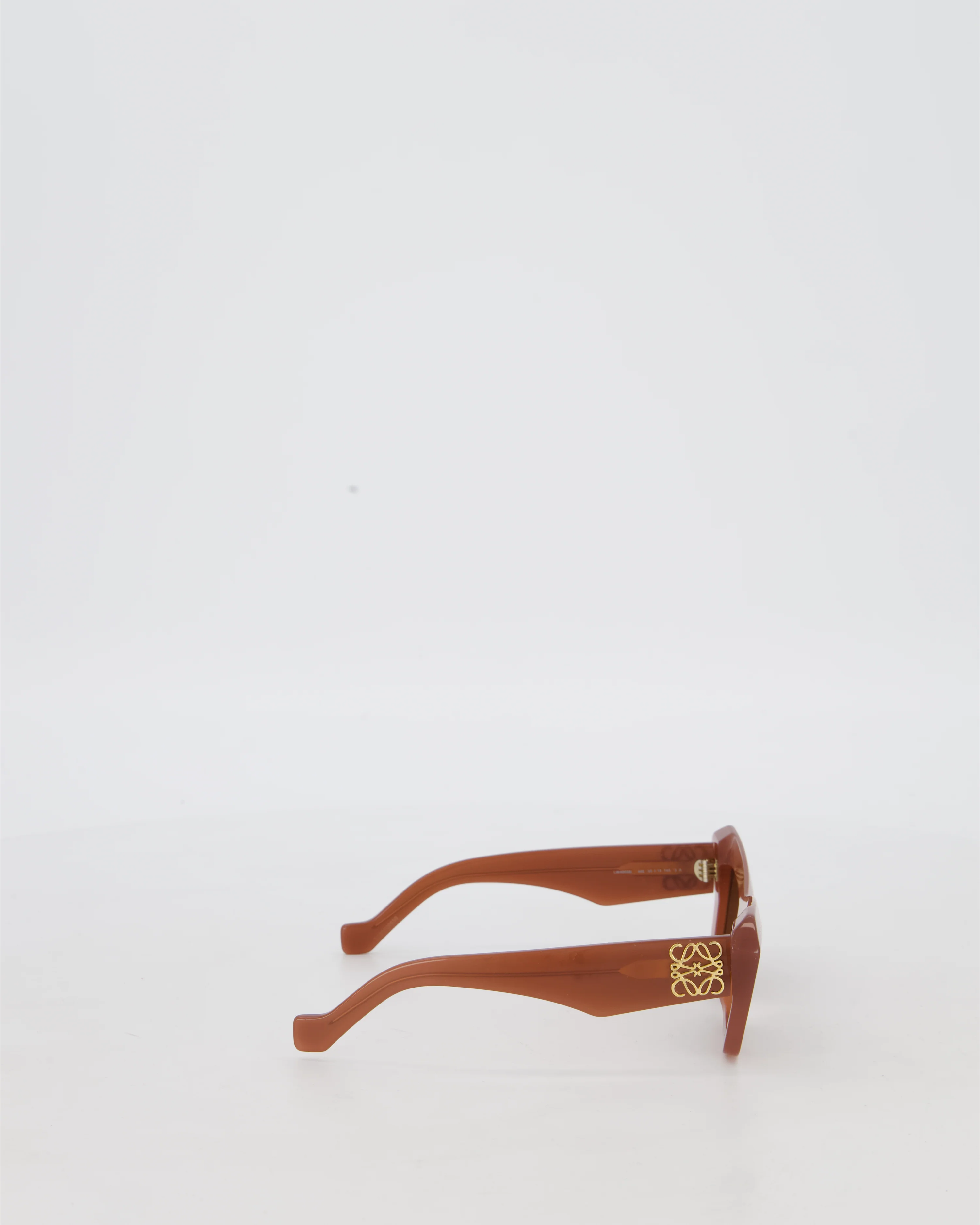 Loewe Dark Pink Anagram Cat Eye Sunglasses with Logo - Image 3