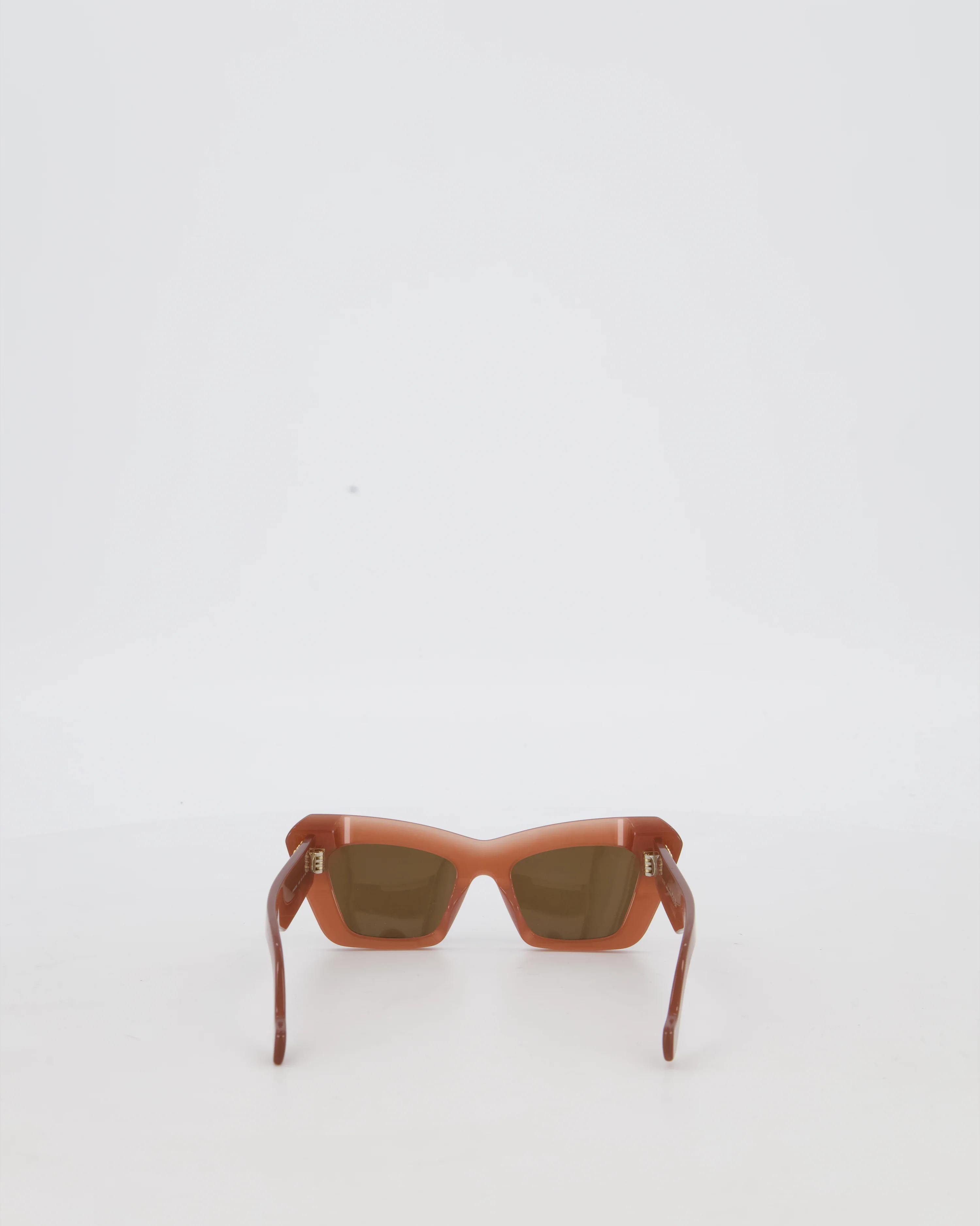 Loewe Dark Pink Anagram Cat Eye Sunglasses with Logo - Image 4