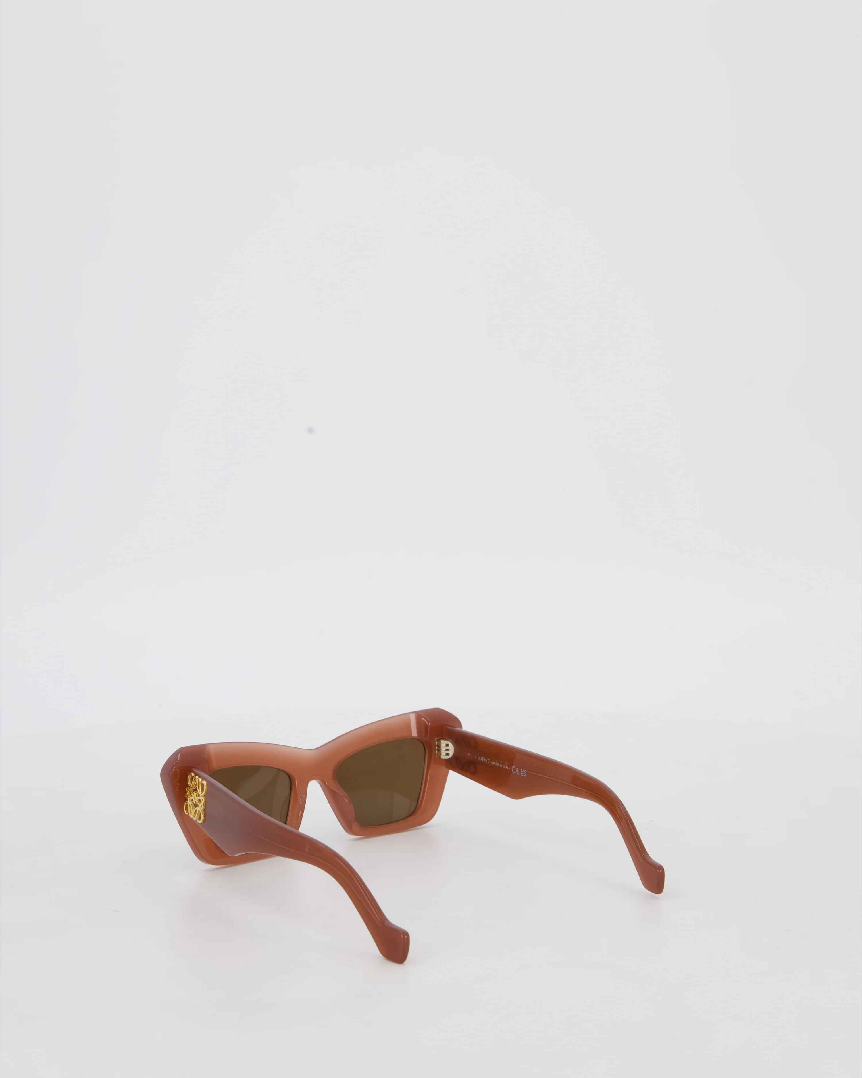 Loewe Dark Pink Anagram Cat Eye Sunglasses with Logo - Image 5