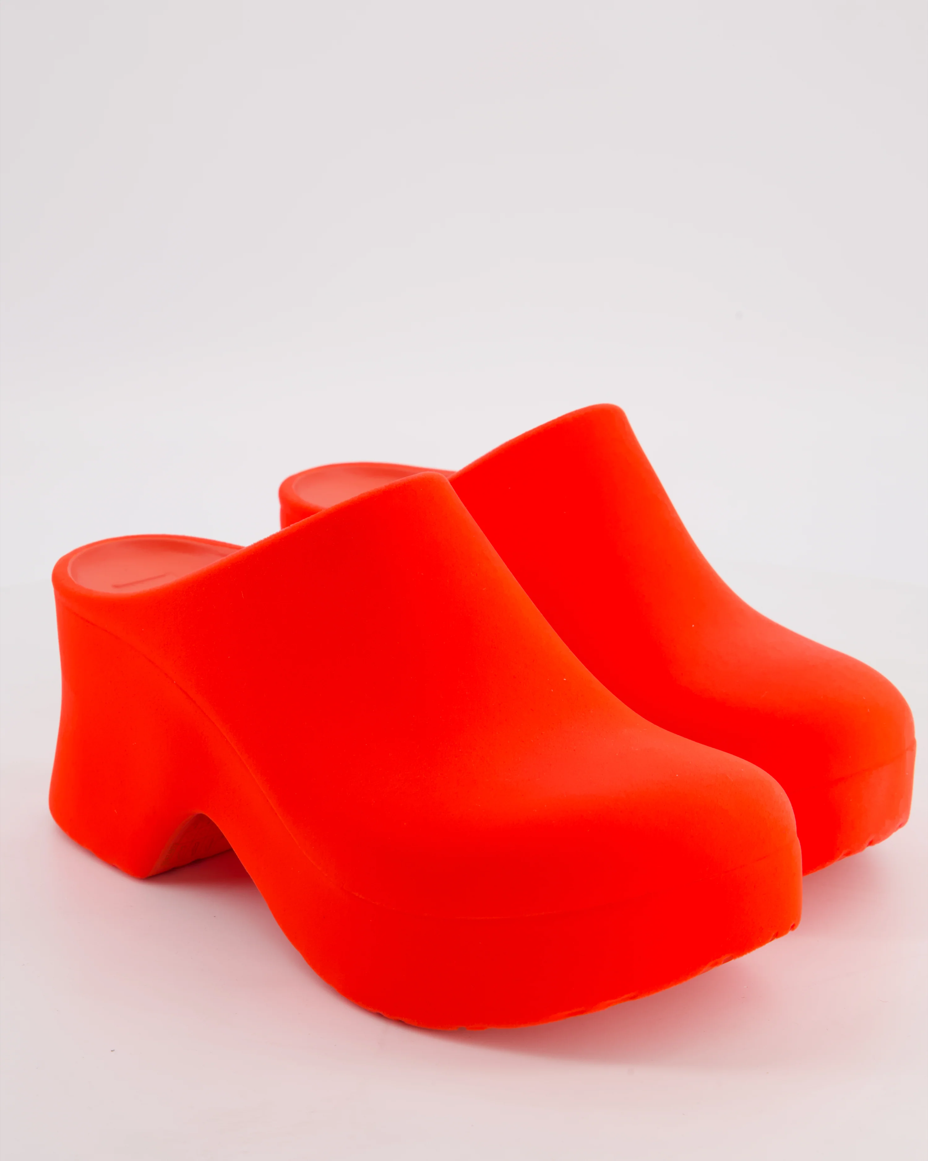Loewe Terra Foam Clog In Bright Orange Flocked Rubber Size EU 38 - Image 2