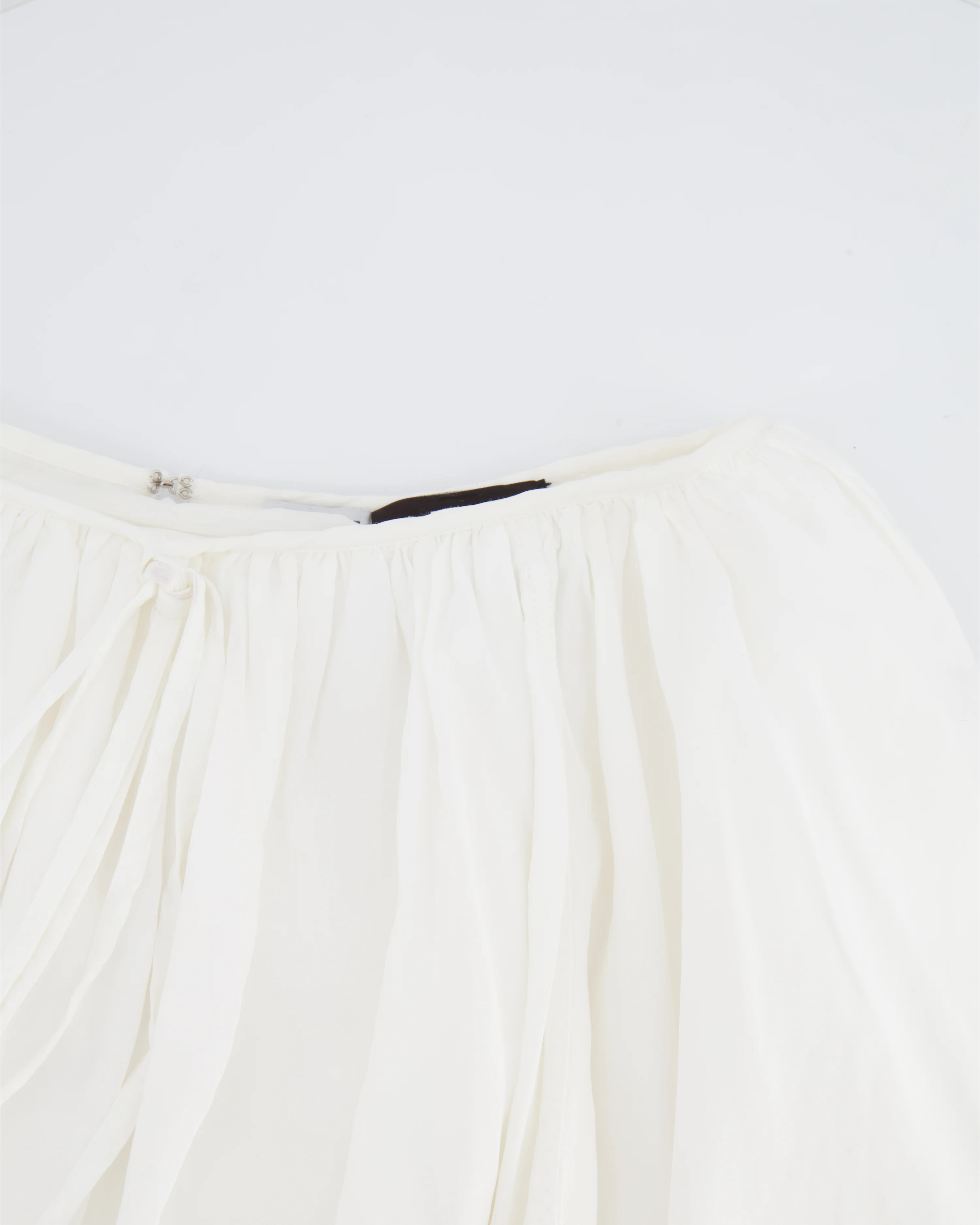 Loewe X Paula's Ibiza White Linen Strappy Mini Skirt Size FR 36 (UK 8) RRP £1,100 - Image 7