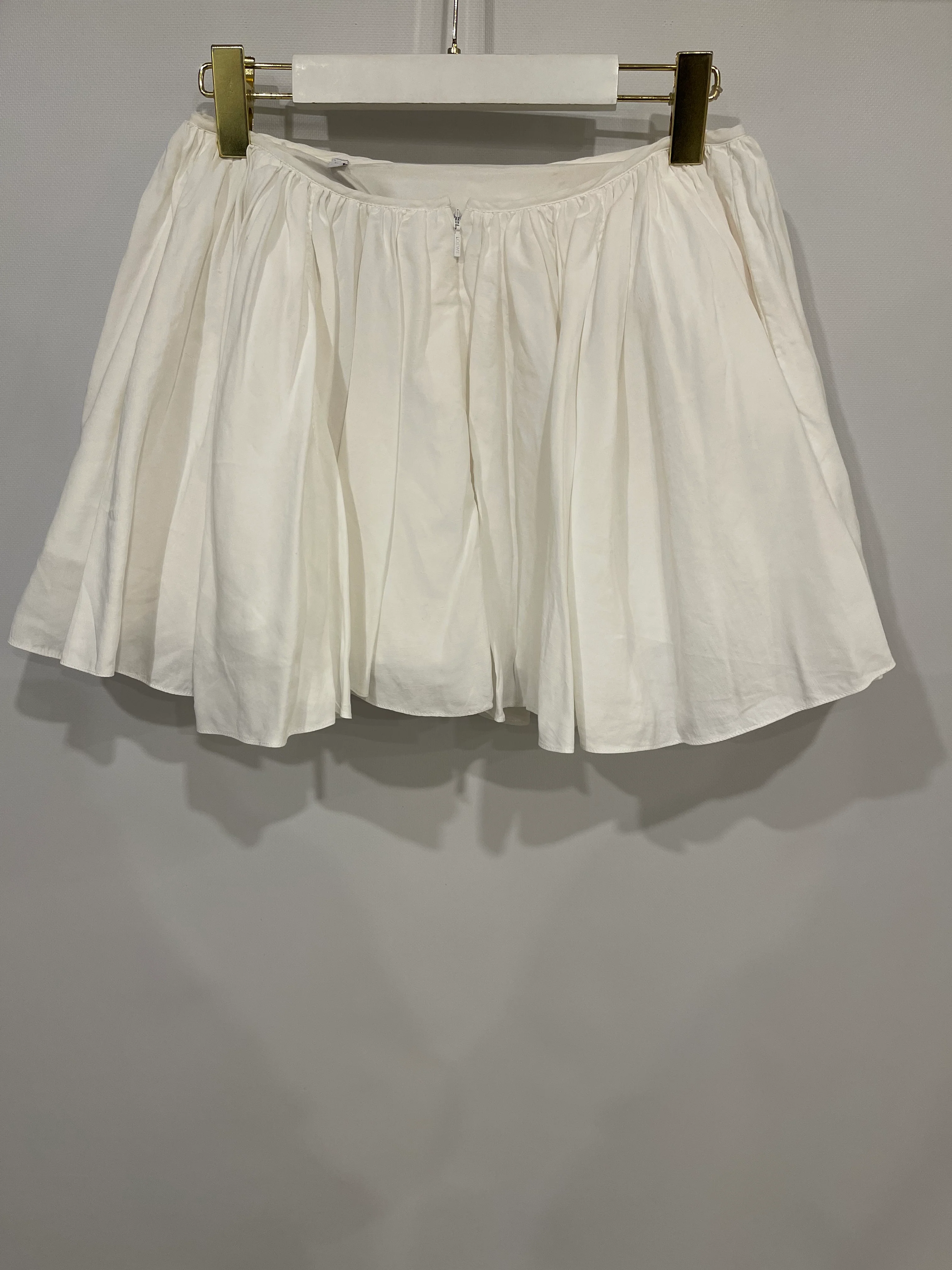 Loewe X Paula's Ibiza White Linen Strappy Mini Skirt Size FR 36 (UK 8) RRP £1,100 - Image 9