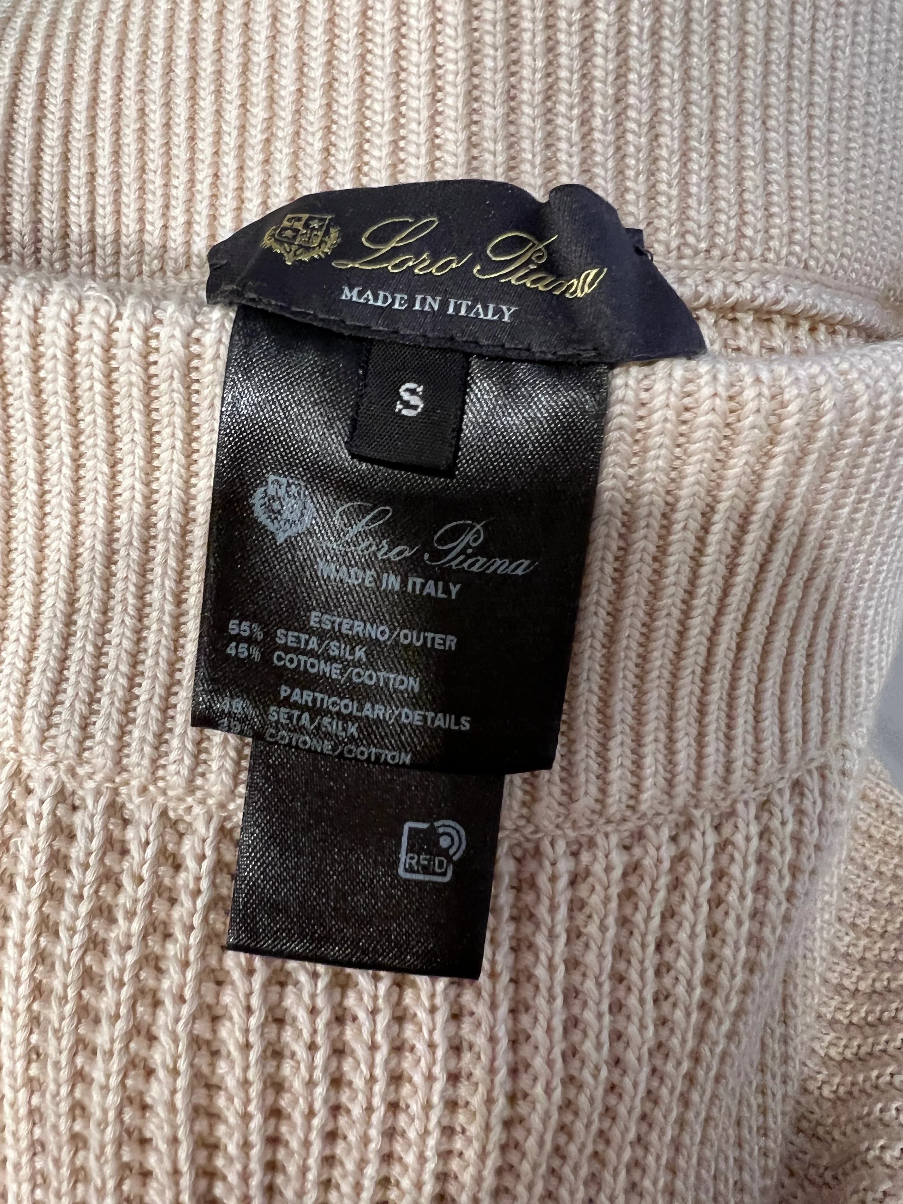 Loro Piana Beige Silk Knitted Maxi Skirt Size S (UK 8) - Image 7