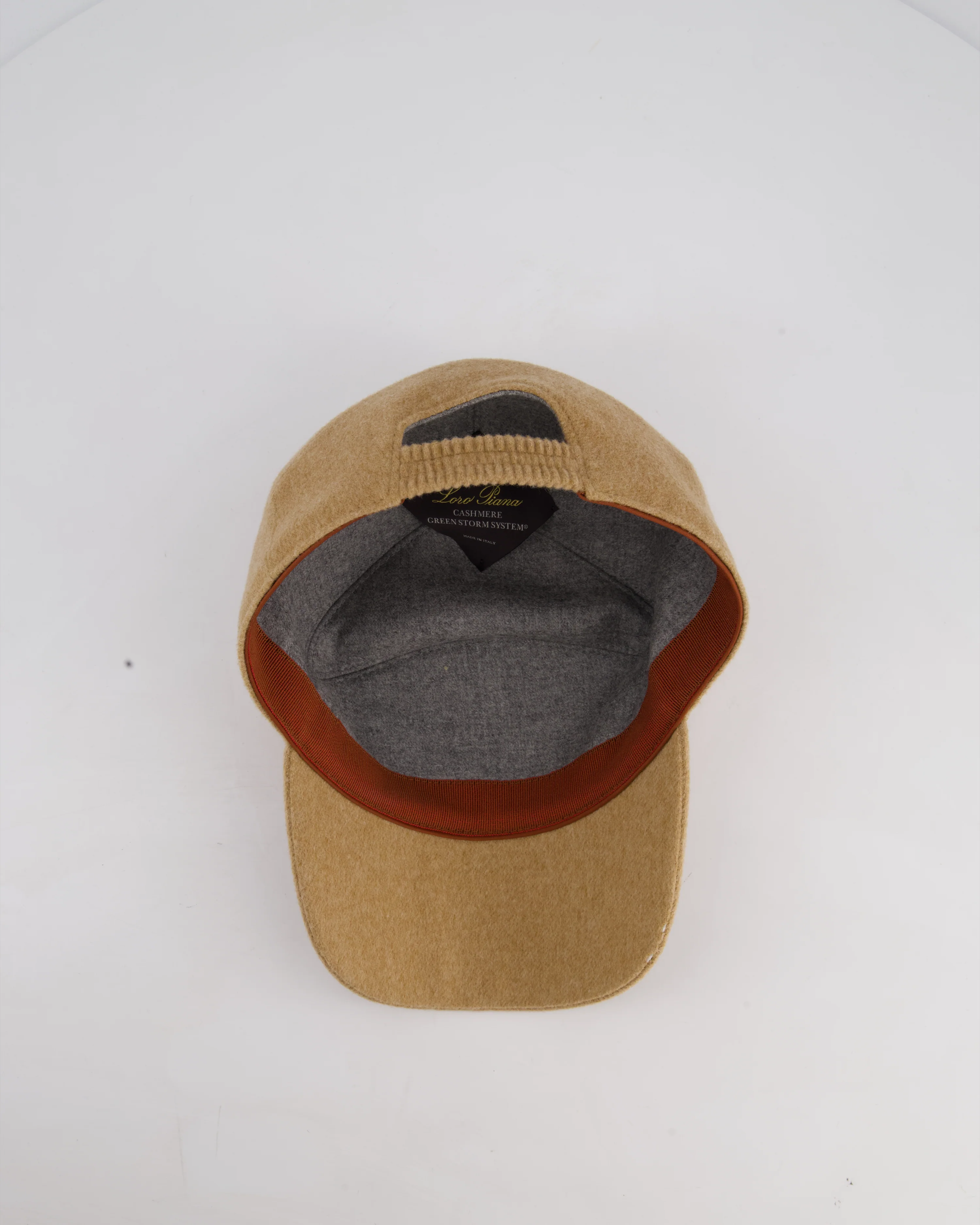Loro Piana Beige Storm System Cashmere Cap Size M - Image 6