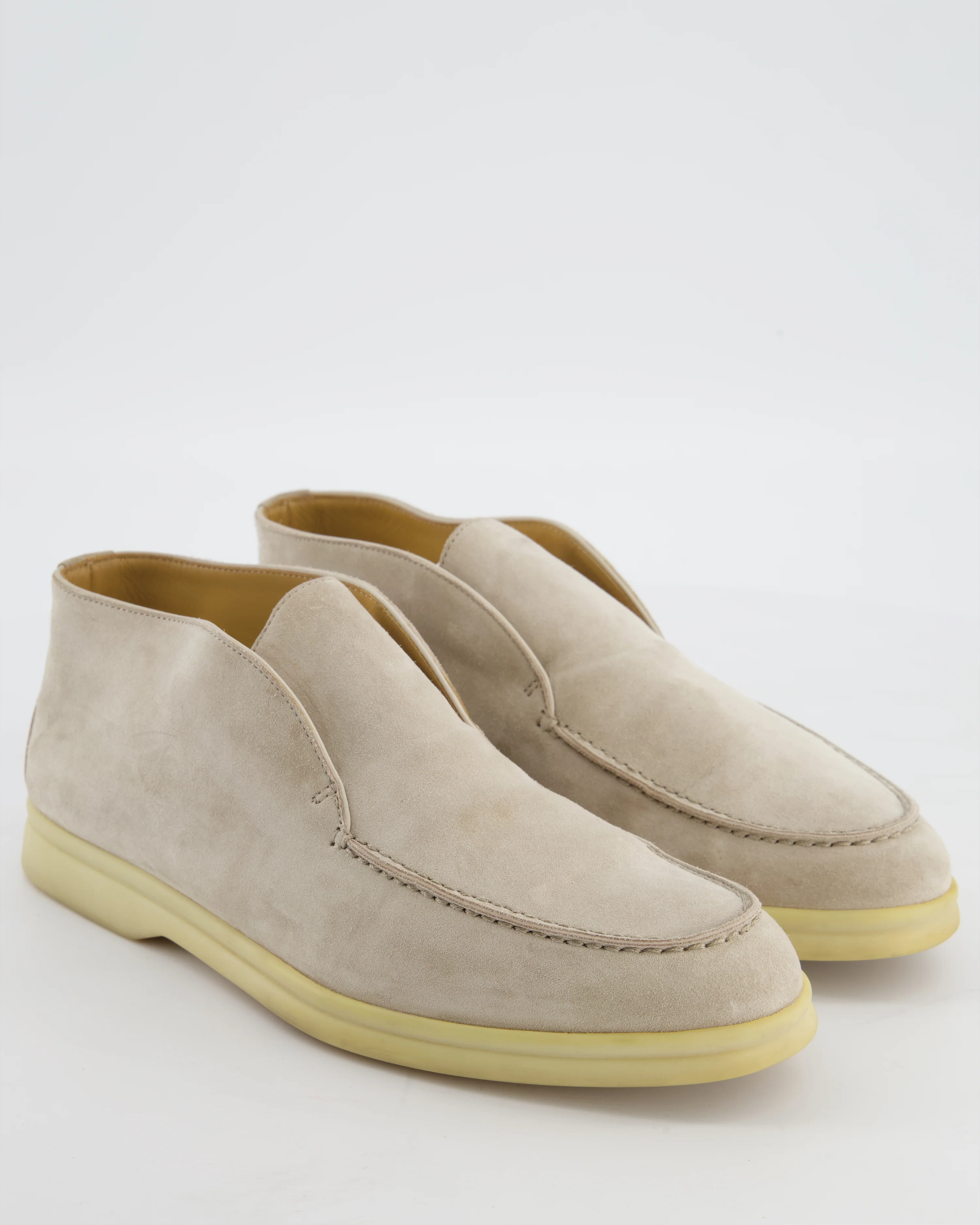 Loro Piana Beige Suede Open Walks Size EU 39 - Image 2