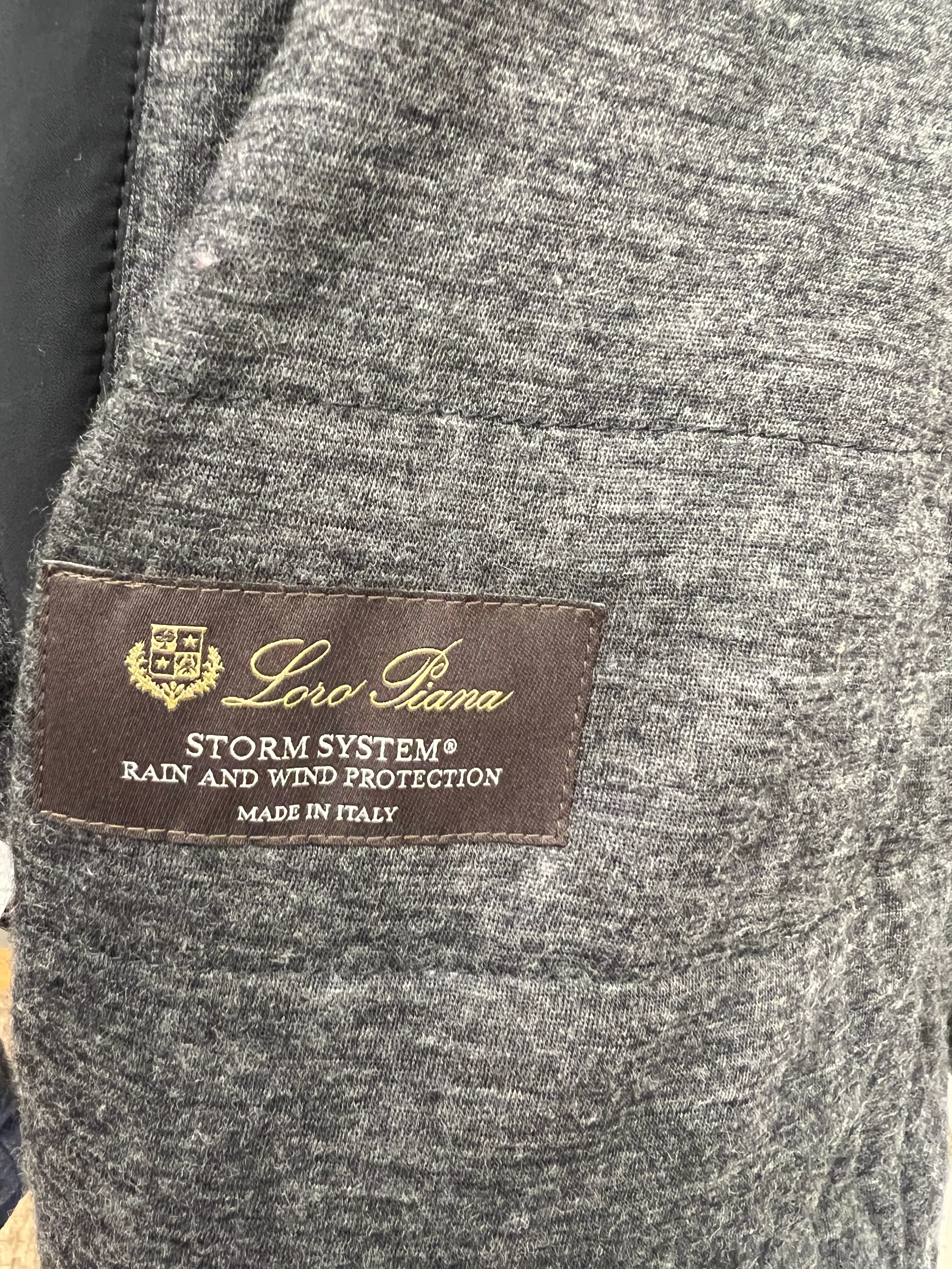 Loro Piana Black and Grey Cashmere Hooded Zip Jacket Size IT 40 (UK 8) - Image 12