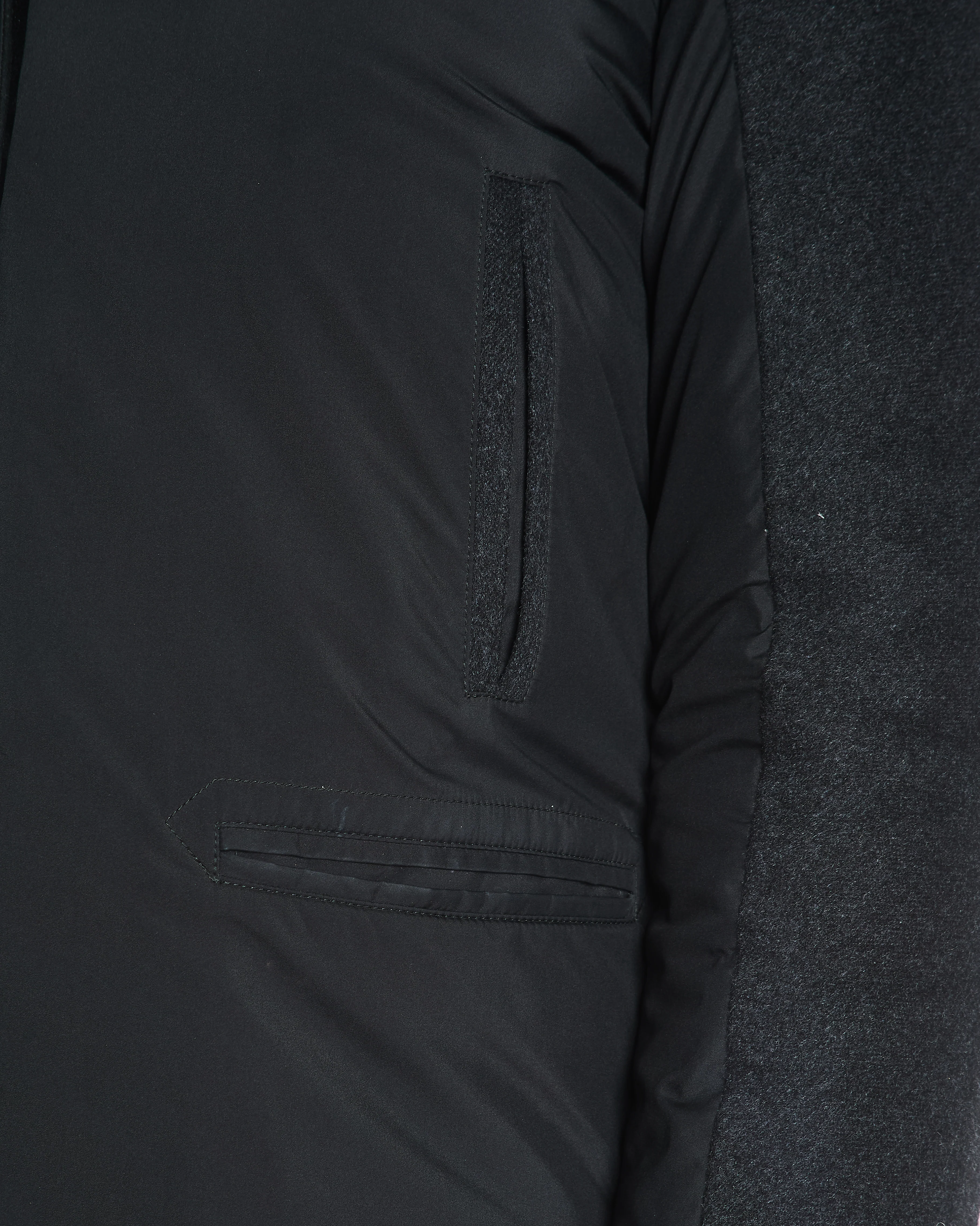 Loro Piana Black and Grey Cashmere Hooded Zip Jacket Size IT 40 (UK 8) - Image 14