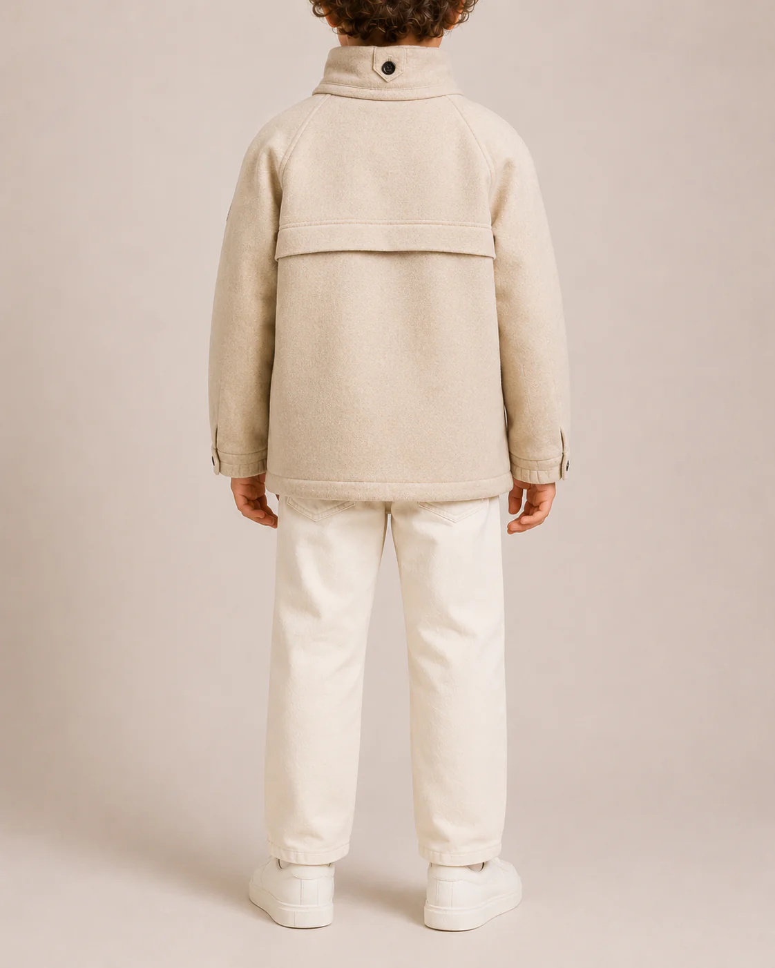 Loro Piana Kids Beige Cashmere Coat with Pockets Size 10 years RRP £2,550 - Image 2