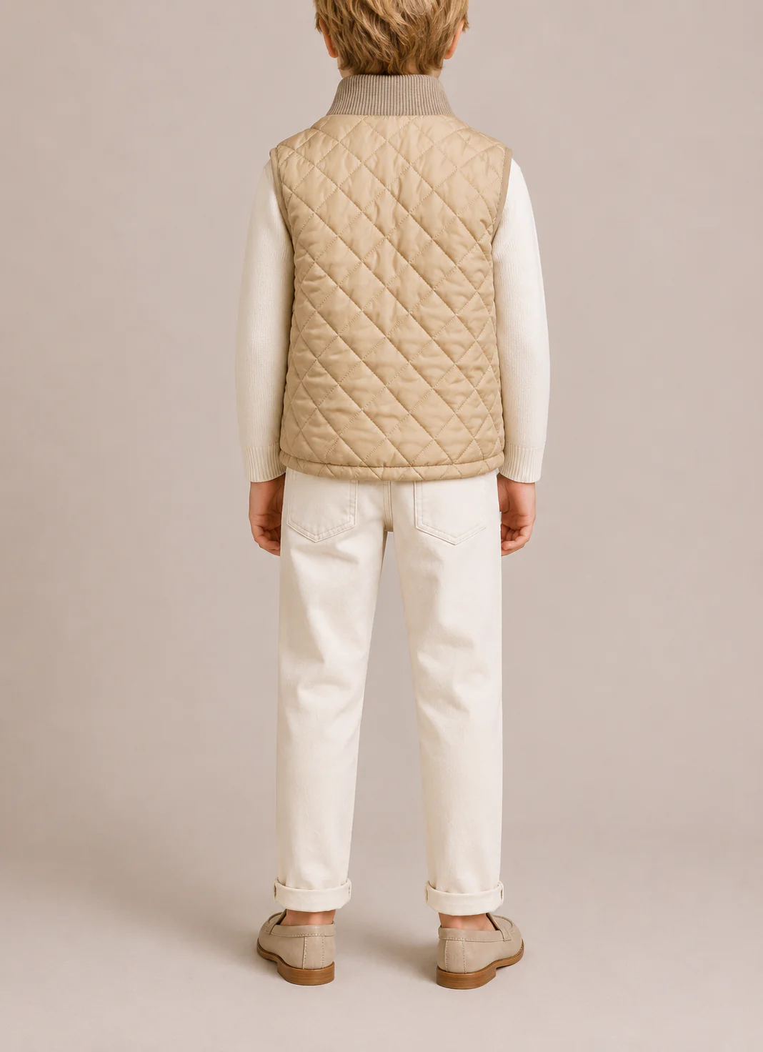 Loro Piana Kids Beige Storm System Padded Vest Jacket Size 10 years RRP £990 - Image 2