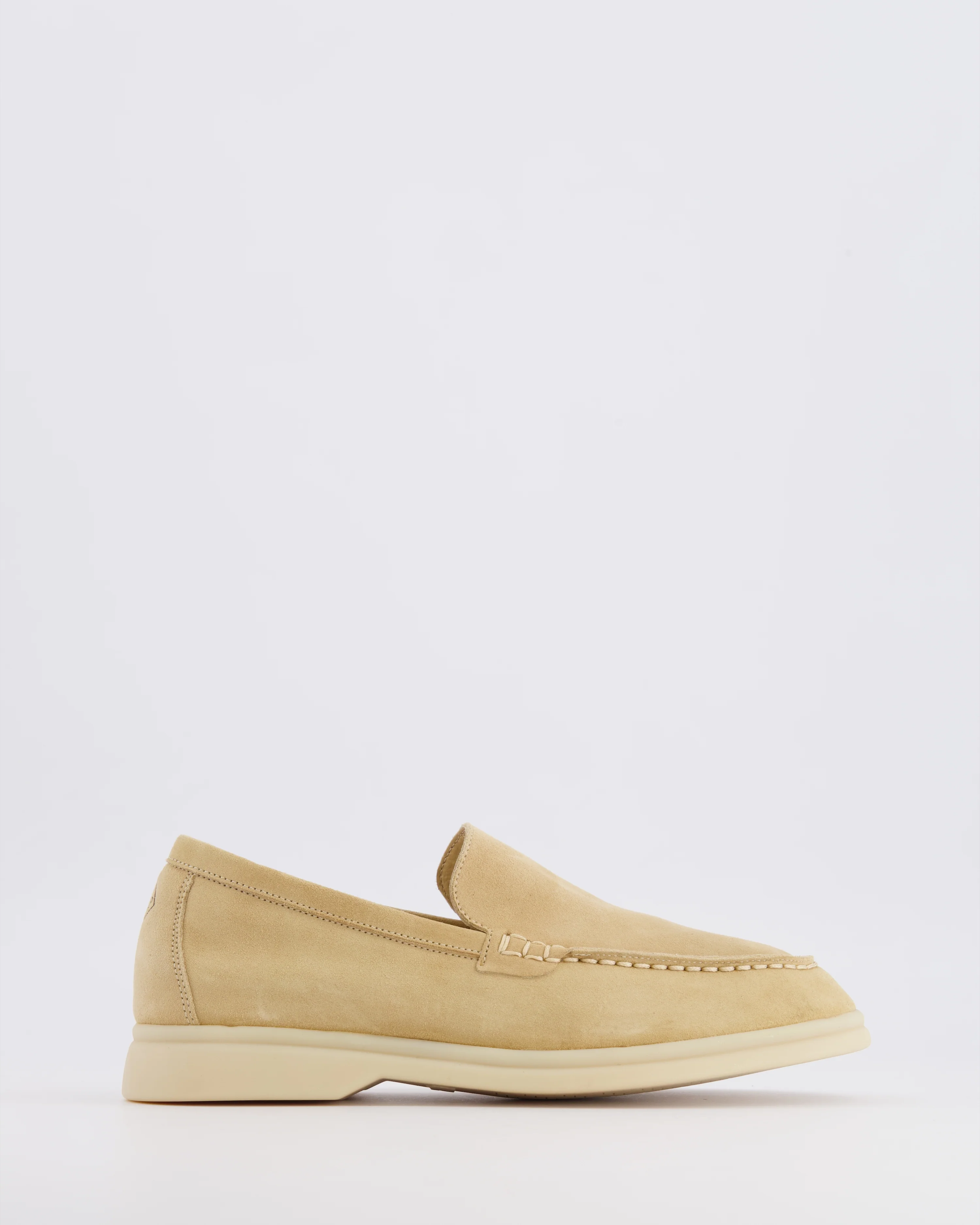 Loro Piana Kids Beige Suede Summer Walk Loafers Size 33 RRP £585