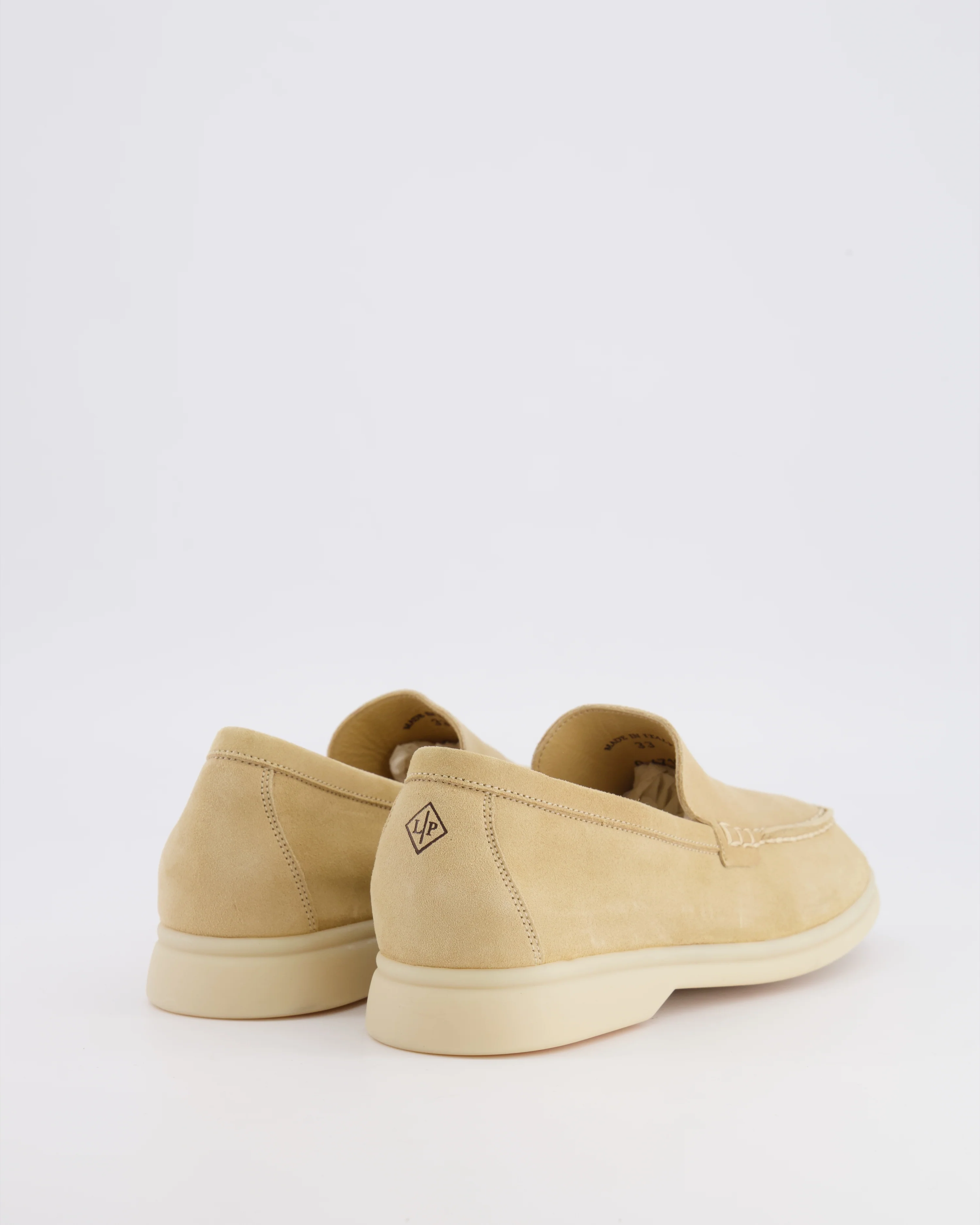 Loro Piana Kids Beige Suede Summer Walk Loafers Size 33 RRP £585 - Image 3