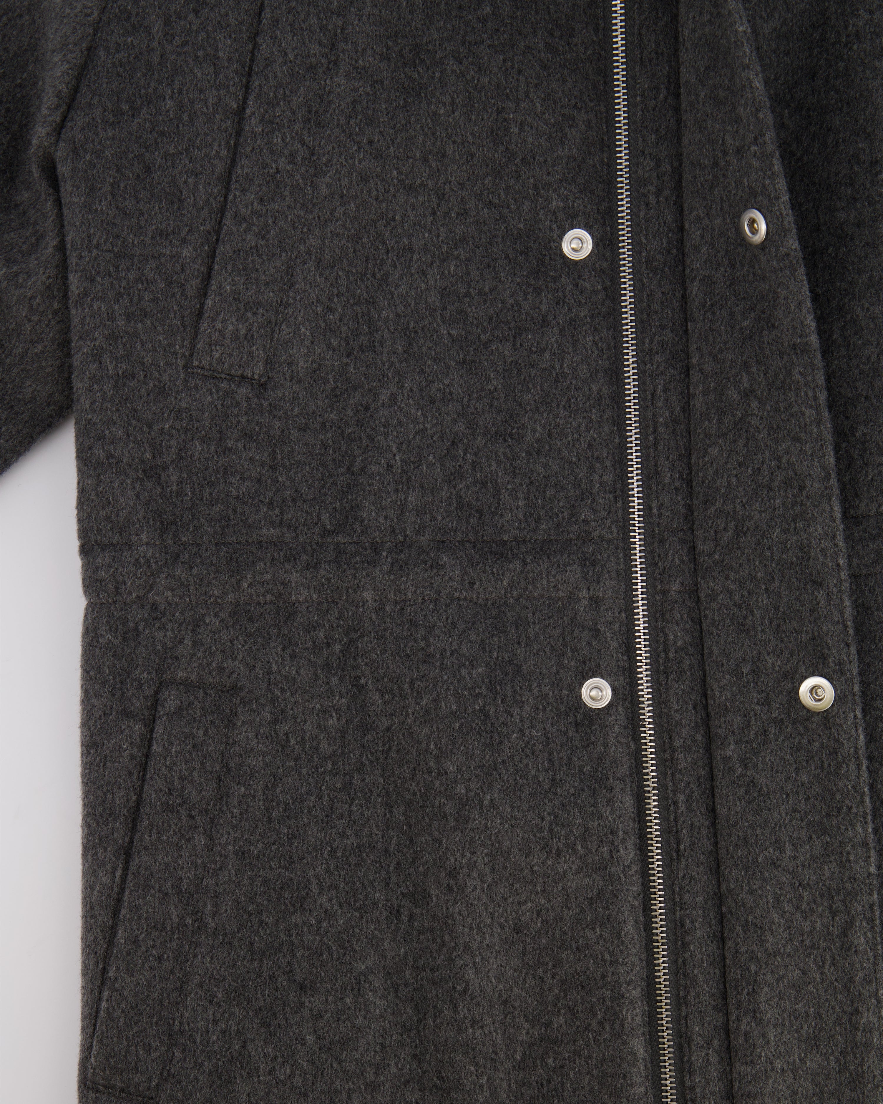 Loro Piana Kids Grey Cashmere Jacket with Pockets and Knit Collar Size 8 years RRP £2,550 - Image 3