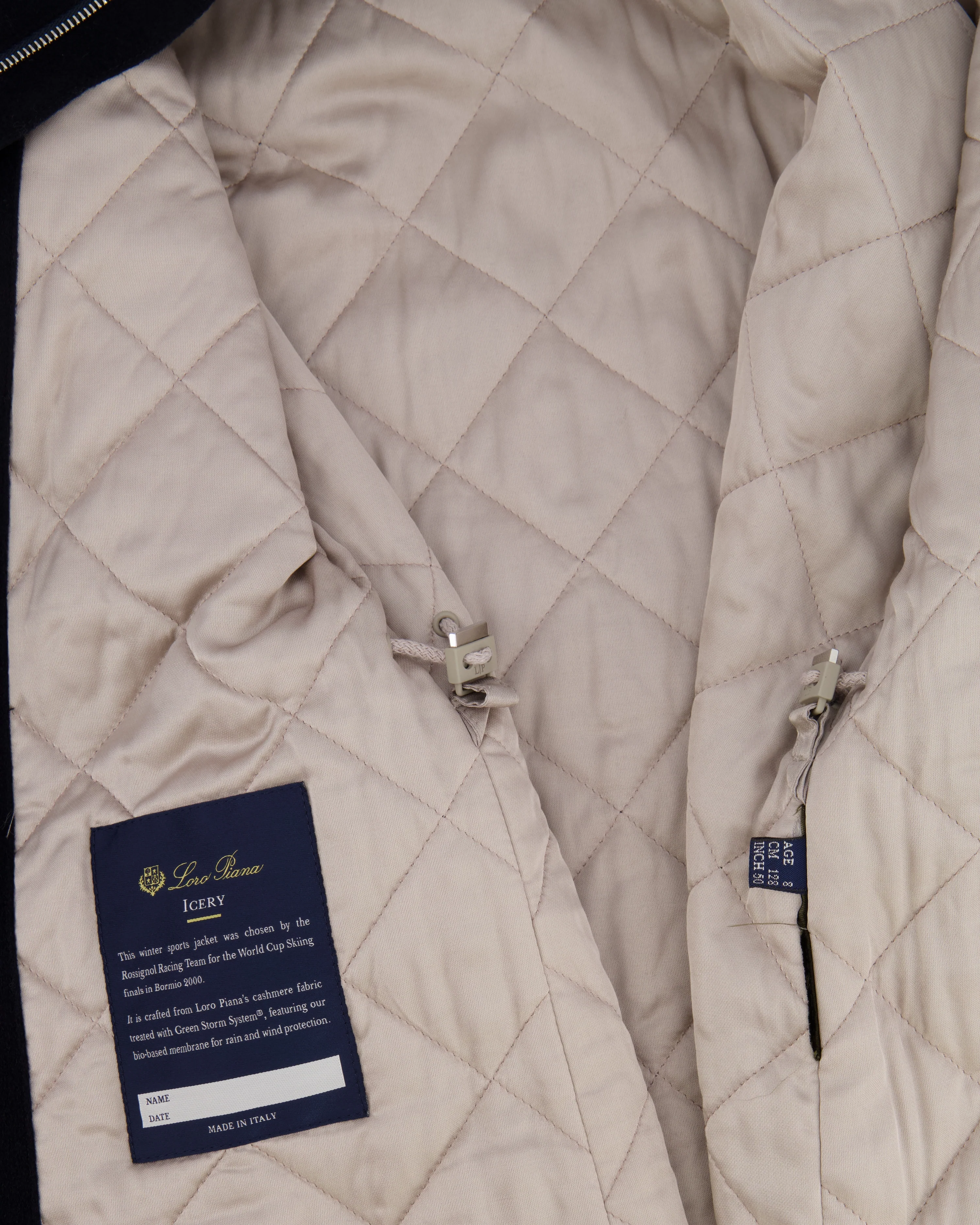 Loro Piana Kids Navy Cashmere Jacket with Pockets and Knit Collar Size 8 years RRP £2,550 - Image 4