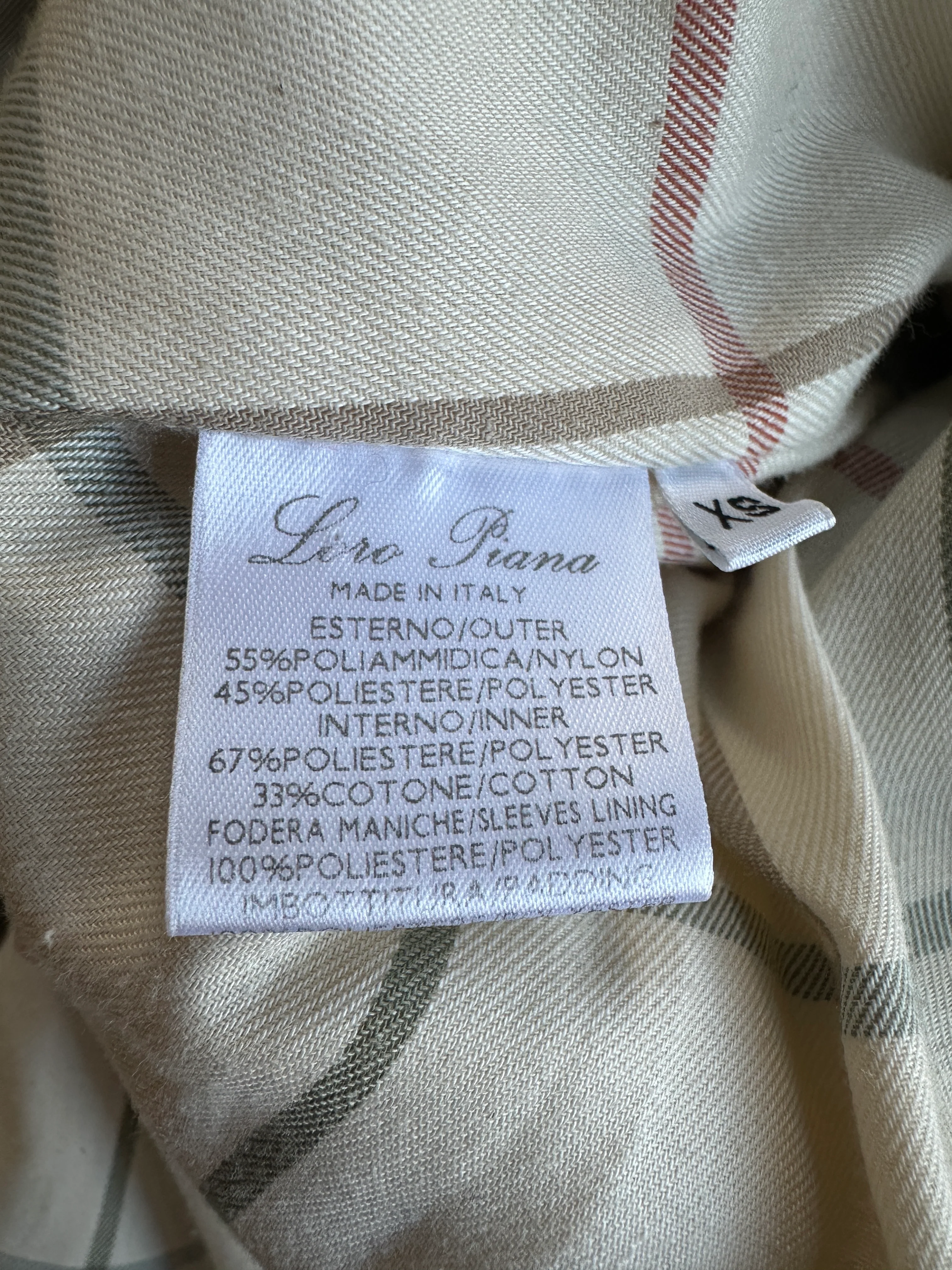 Loro Piana Mens Beige Puffer Quilted Jacket with Pocket Details Size XS (UK 34) - Image 8