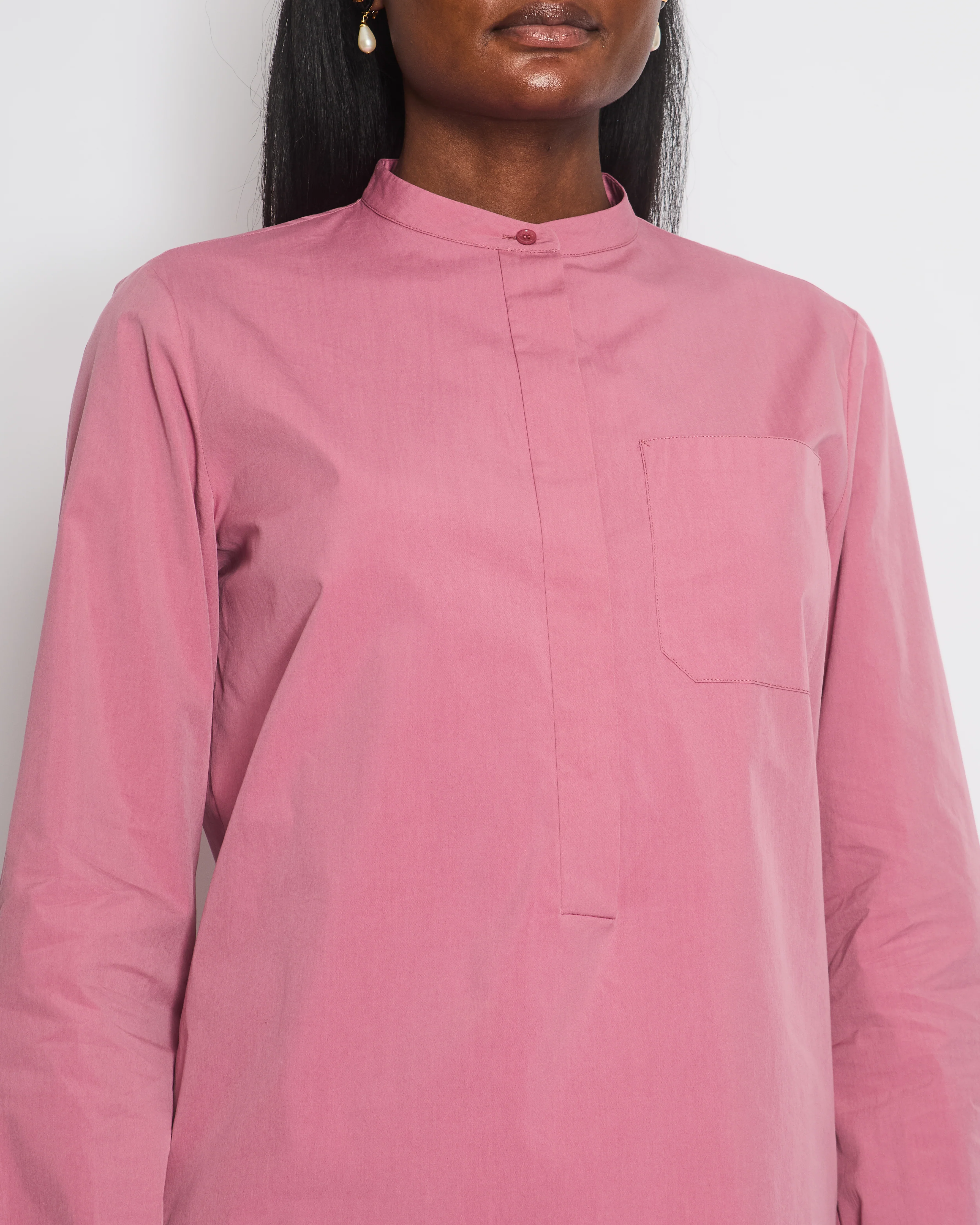 Loro Piana Pink Cotton Shirt with Matching Trouser Set Size IT 42/44 (UK 10/12) - Image 4
