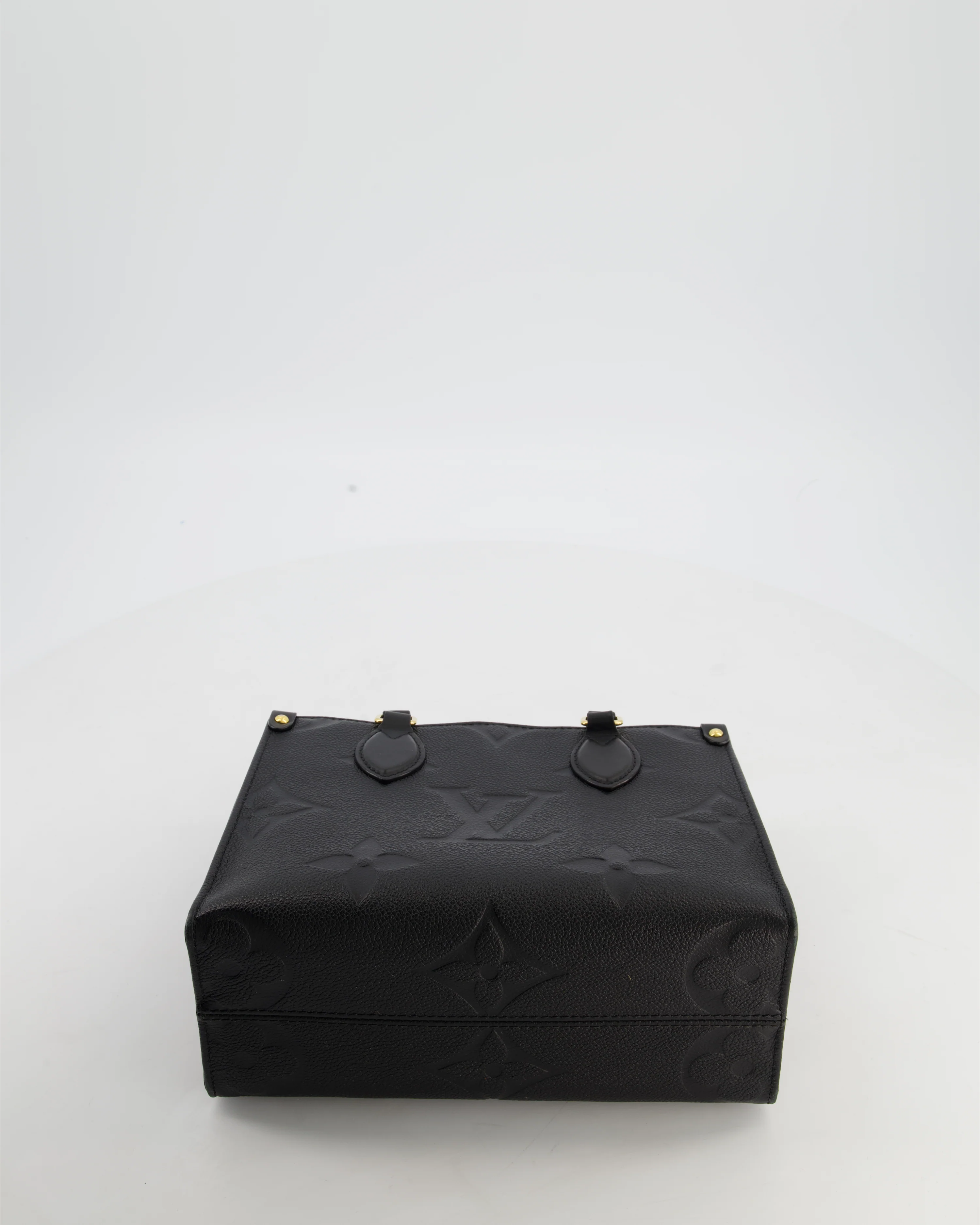 Louis Vuitton Black On the Go Small BB Tote in Empreinte Monogram Leather with Gold Hardware - Image 19