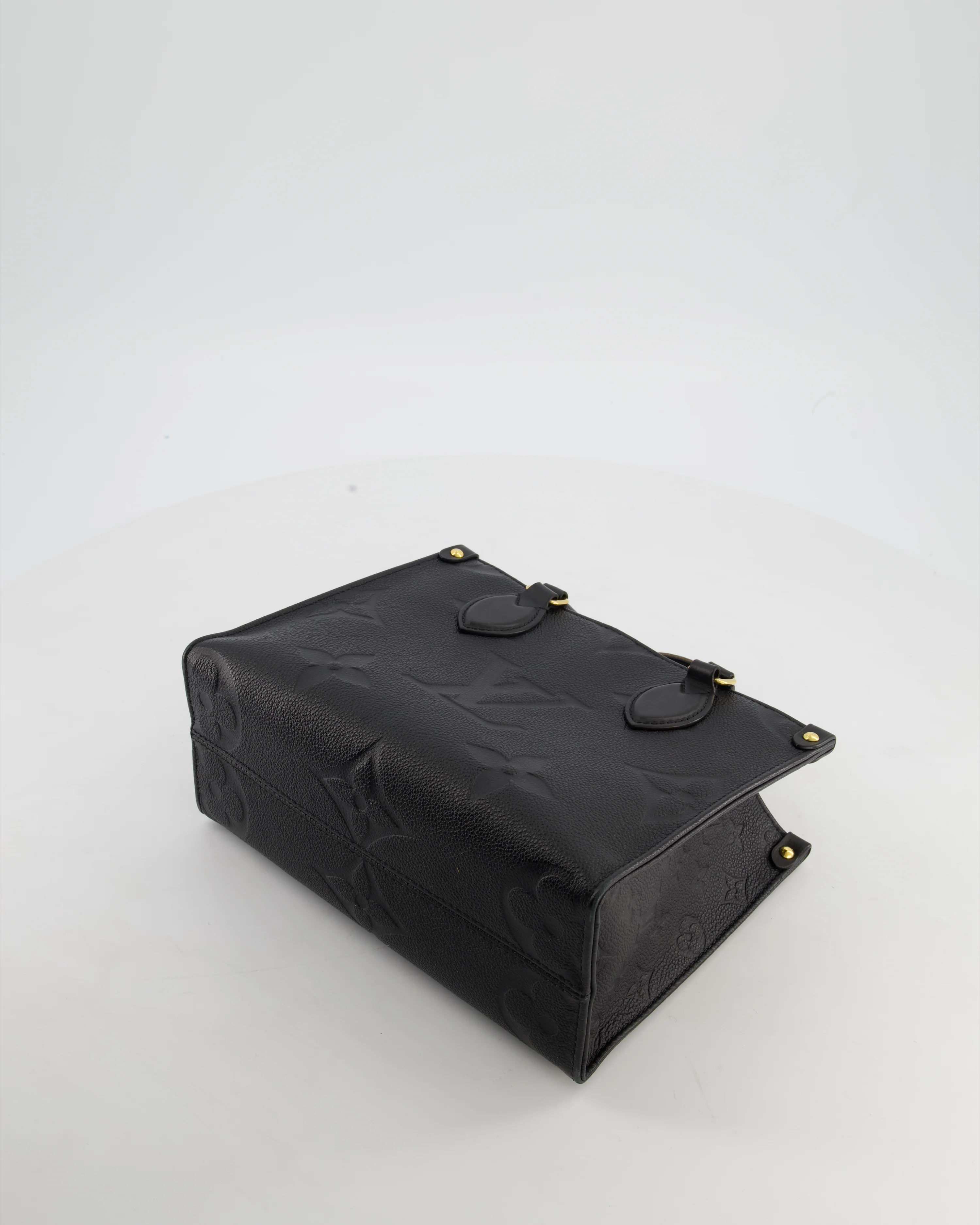 Louis Vuitton Black On the Go Small BB Tote in Empreinte Monogram Leather with Gold Hardware - Image 20