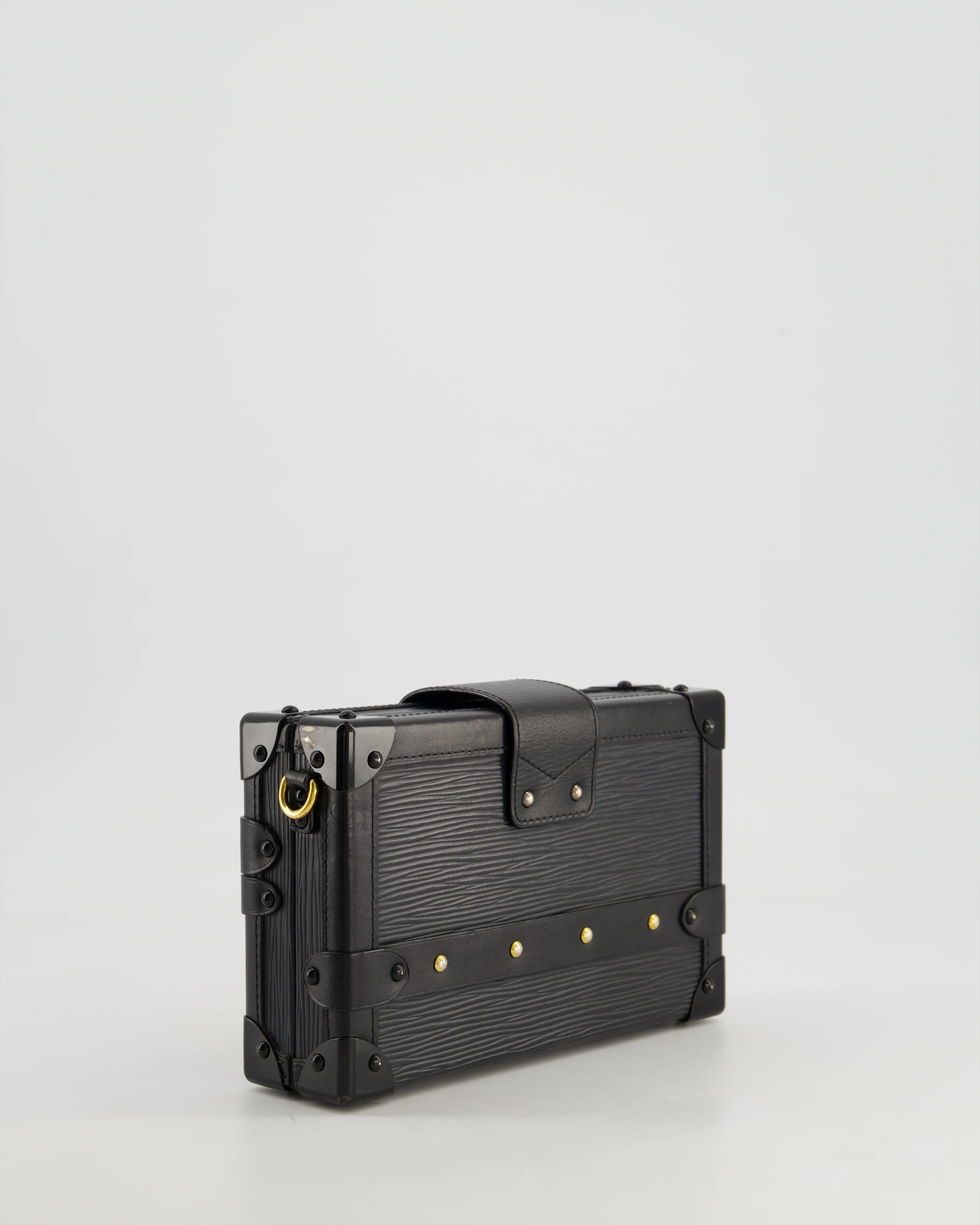 Louis Vuitton Black Petite Malle Bag in Epi Leather with Gold Hardware RRP £4,600 - Image 10