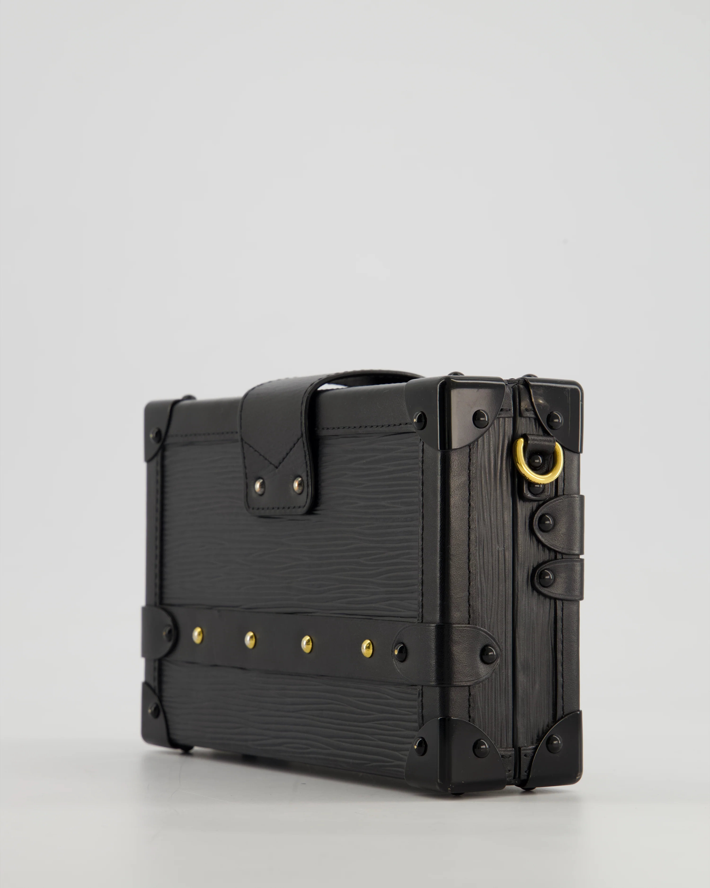 Louis Vuitton Black Petite Malle Bag in Epi Leather with Gold Hardware RRP £4,600 - Image 15