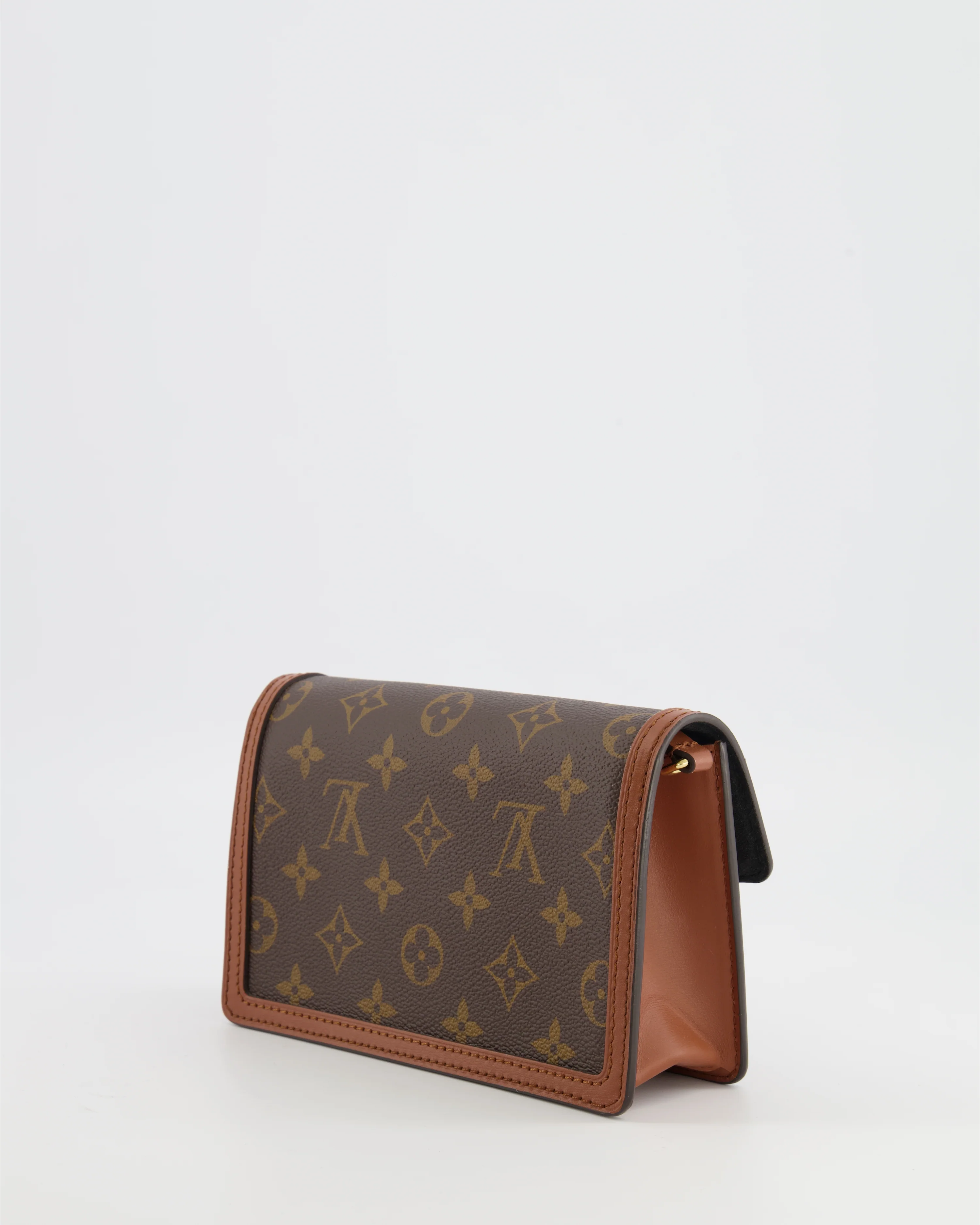 Louis Vuitton Brown Monogram Dauphine Wallet on Chain Bag with Gold Hardware RRP £1,800 - Image 7