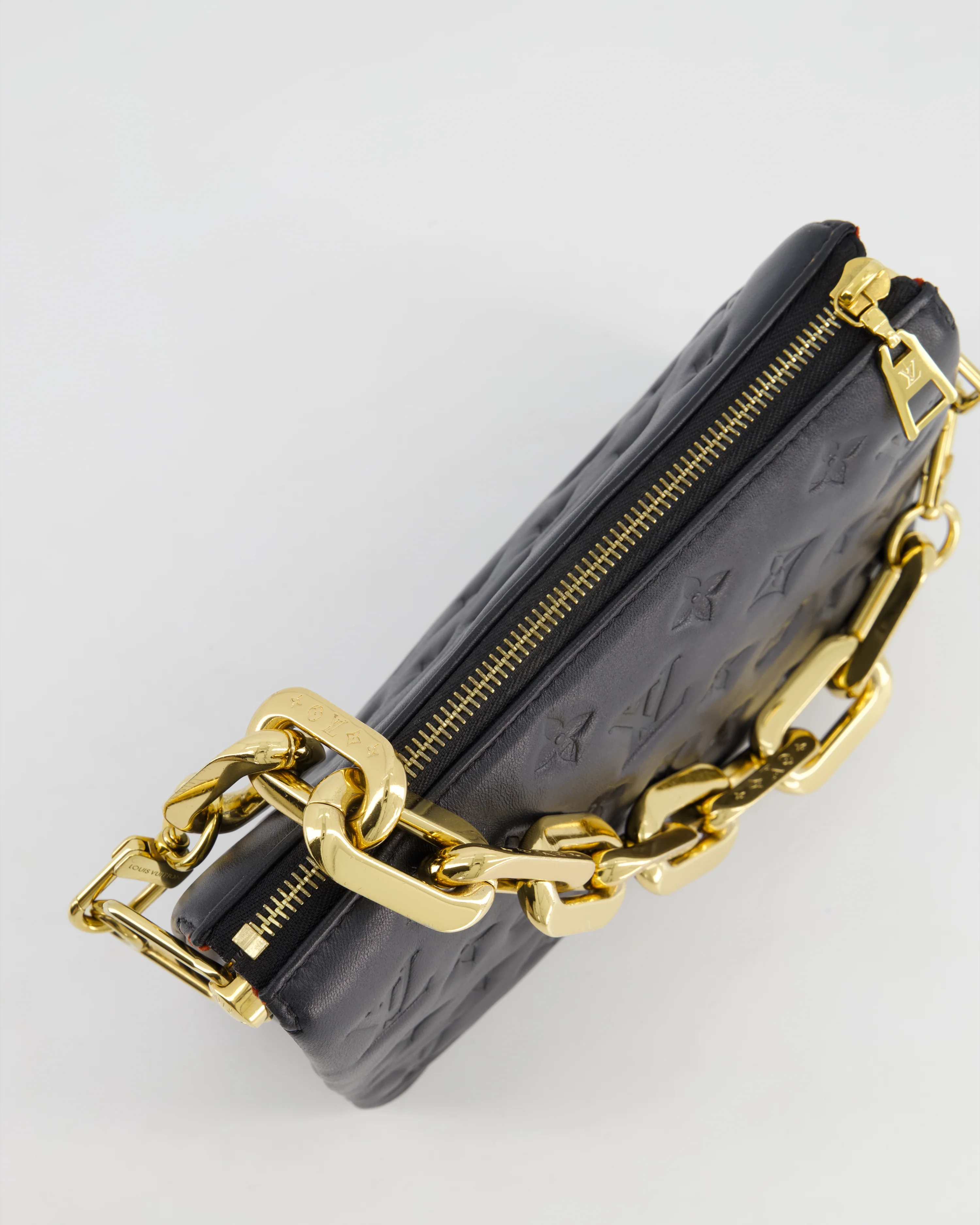 Louis Vuitton Coussin BB Bag in Black Monogram Embossed Calfskin Leather with Gold Chain Strap £2,940 - Image 16