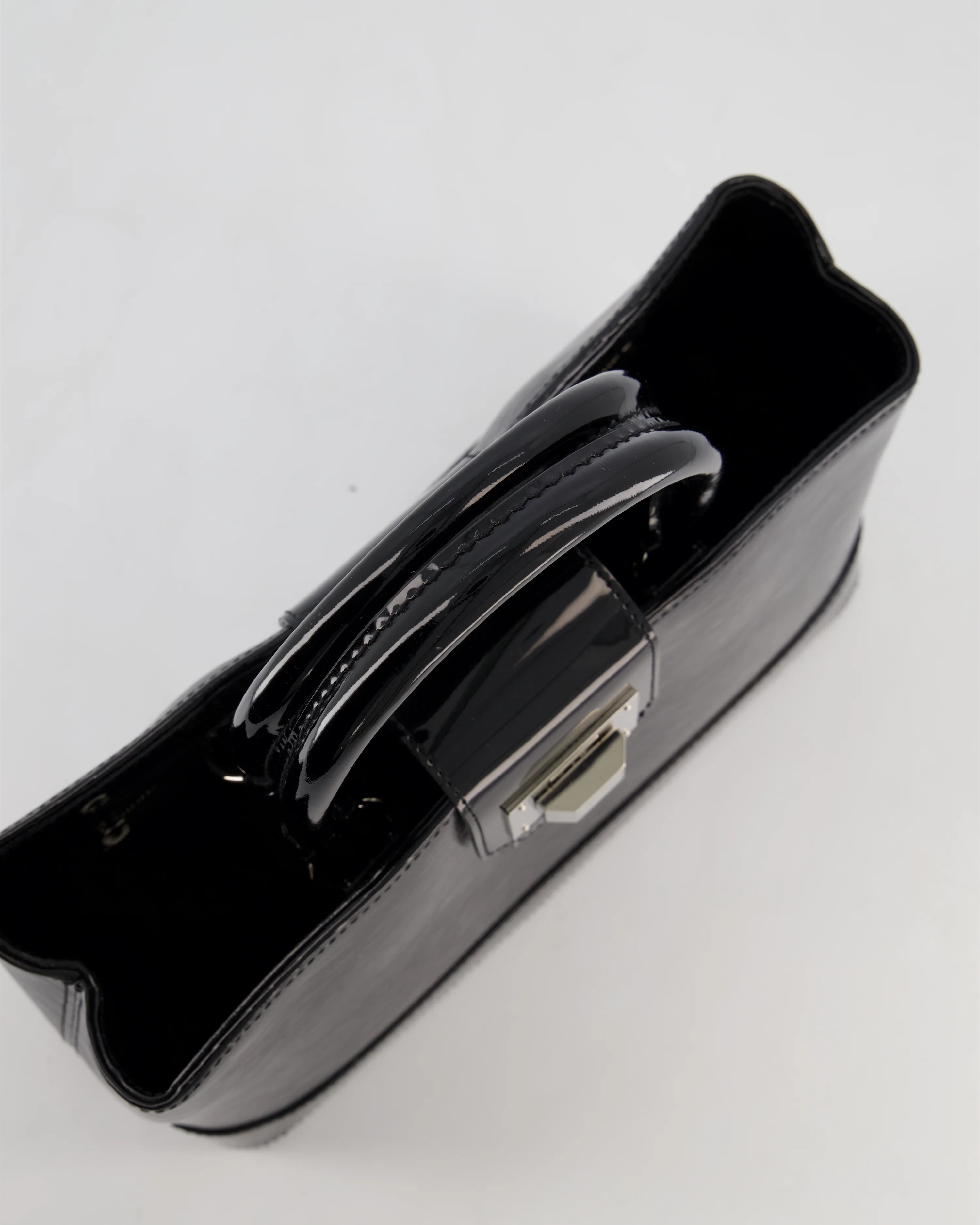 Louis Vuitton Mirabeau PM Bag in Black Electric Epi Leather with Silver Hardware - Image 18