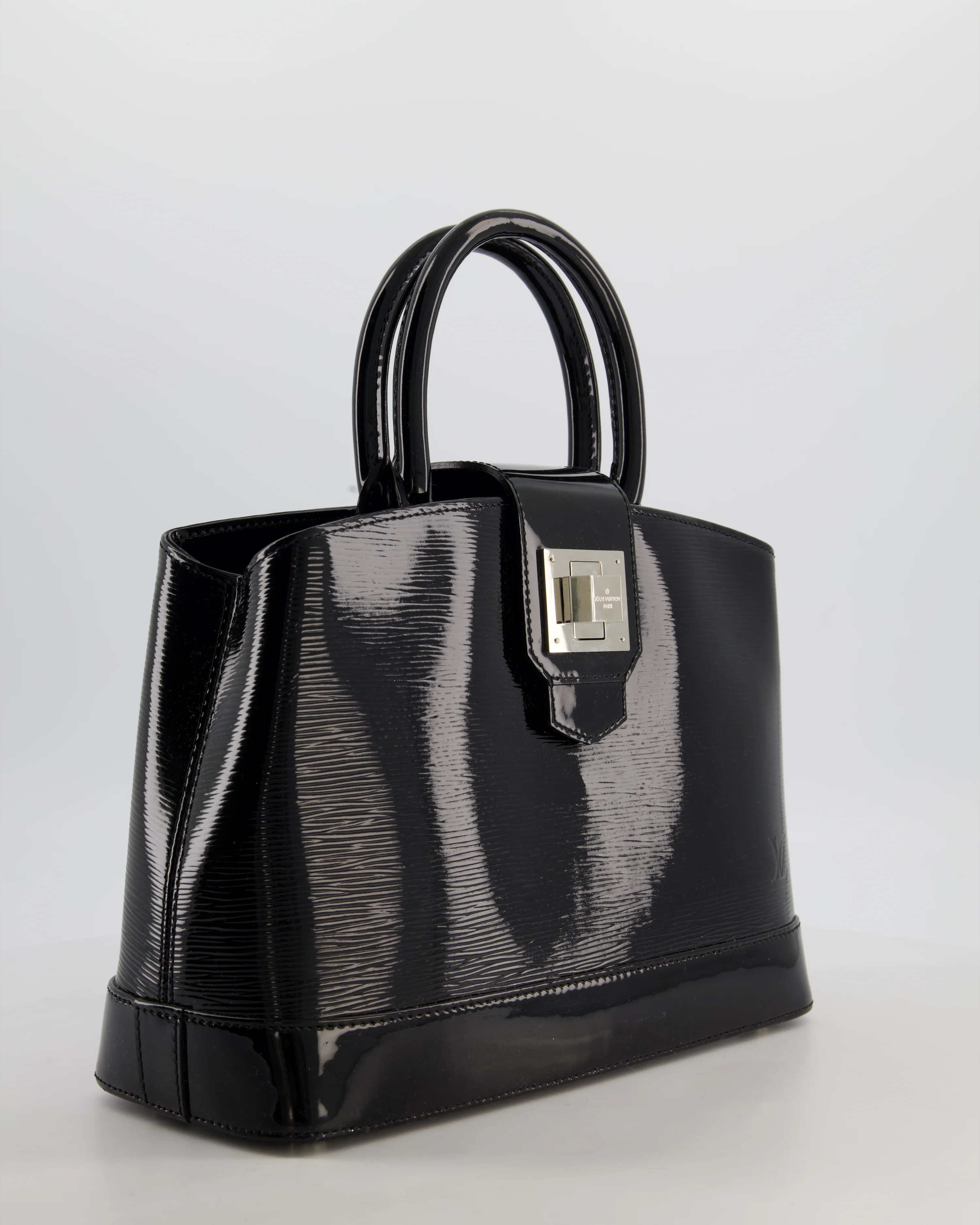 Louis Vuitton Mirabeau PM Bag in Black Electric Epi Leather with Silver Hardware - Image 2