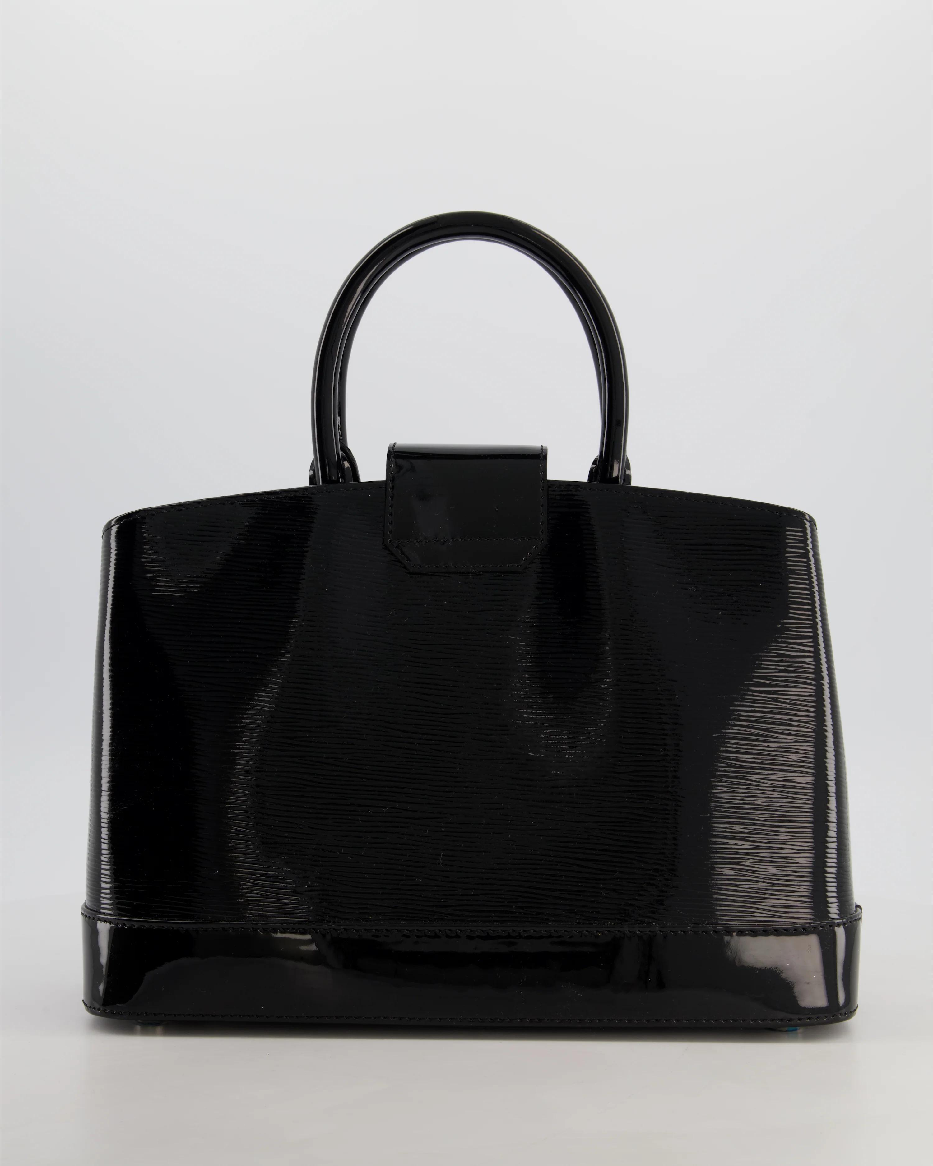 Louis Vuitton Mirabeau PM Bag in Black Electric Epi Leather with Silver Hardware - Image 5
