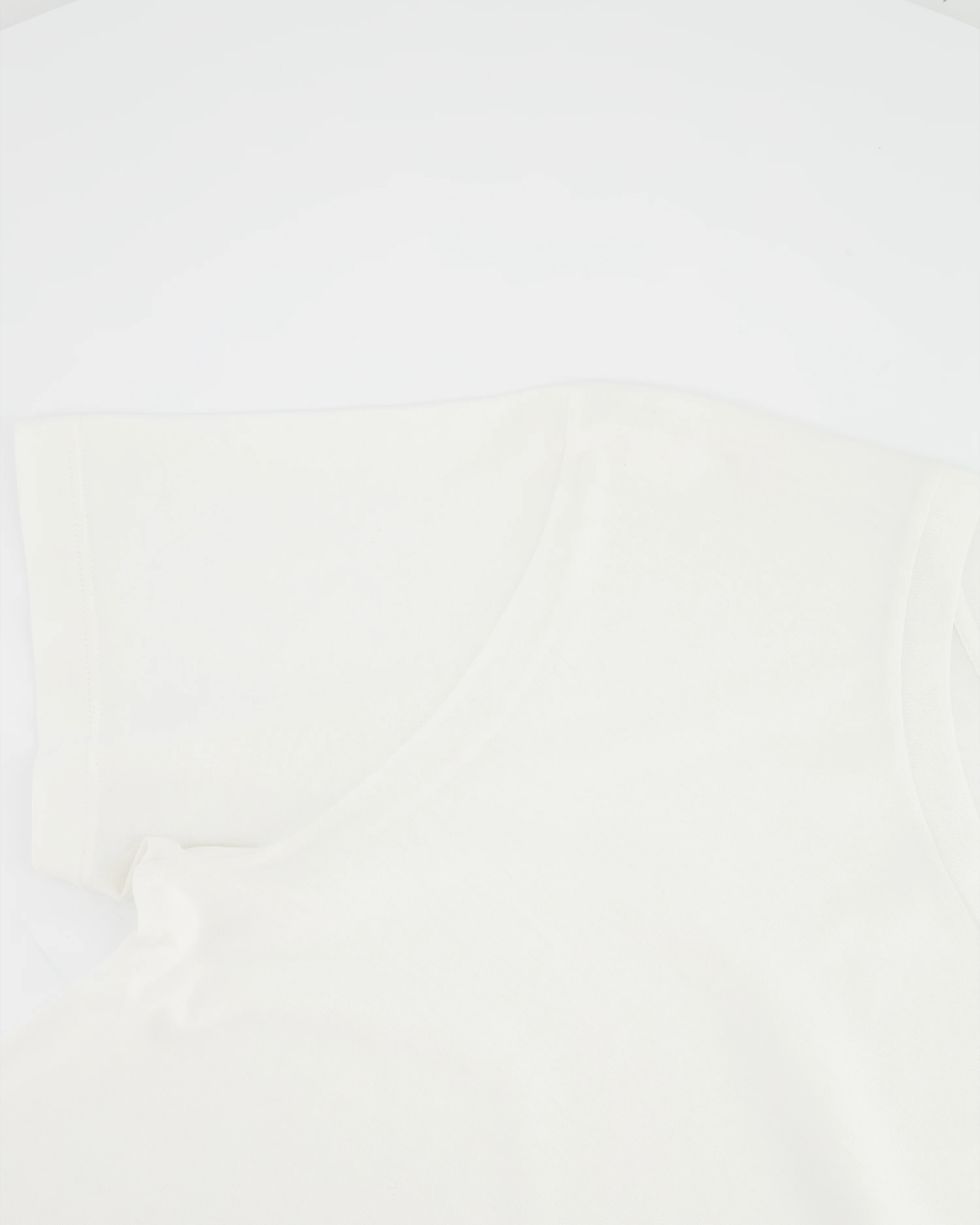 Magda Butrym White Long-Sleeve Bodysuit with Belt Detail Size FR 36 (UK 8) - Image 2