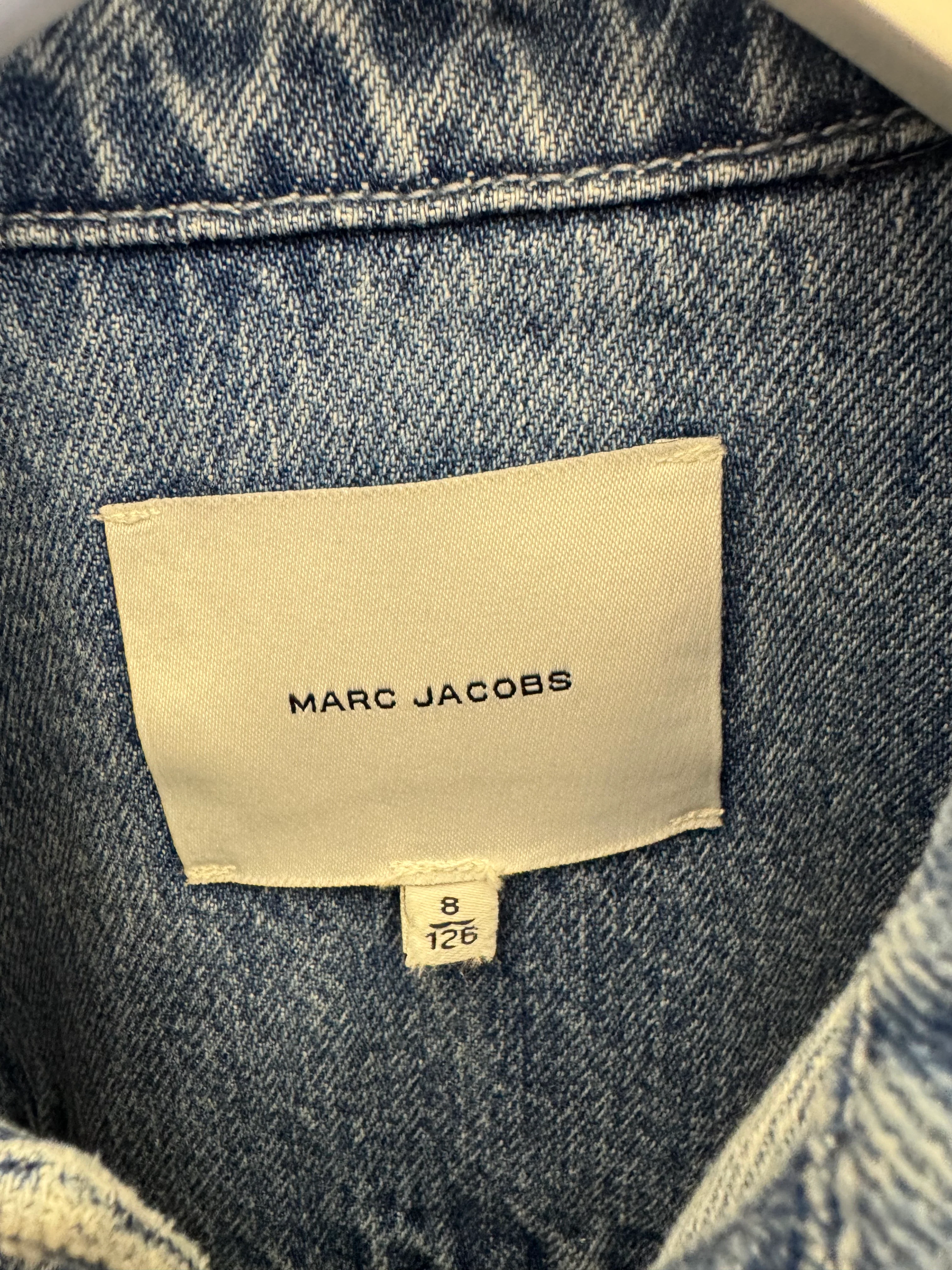 Marc Jacobs Kids Denim Water Drop Embellished Jacket and Skirt Set Size 8/10 years - Image 4