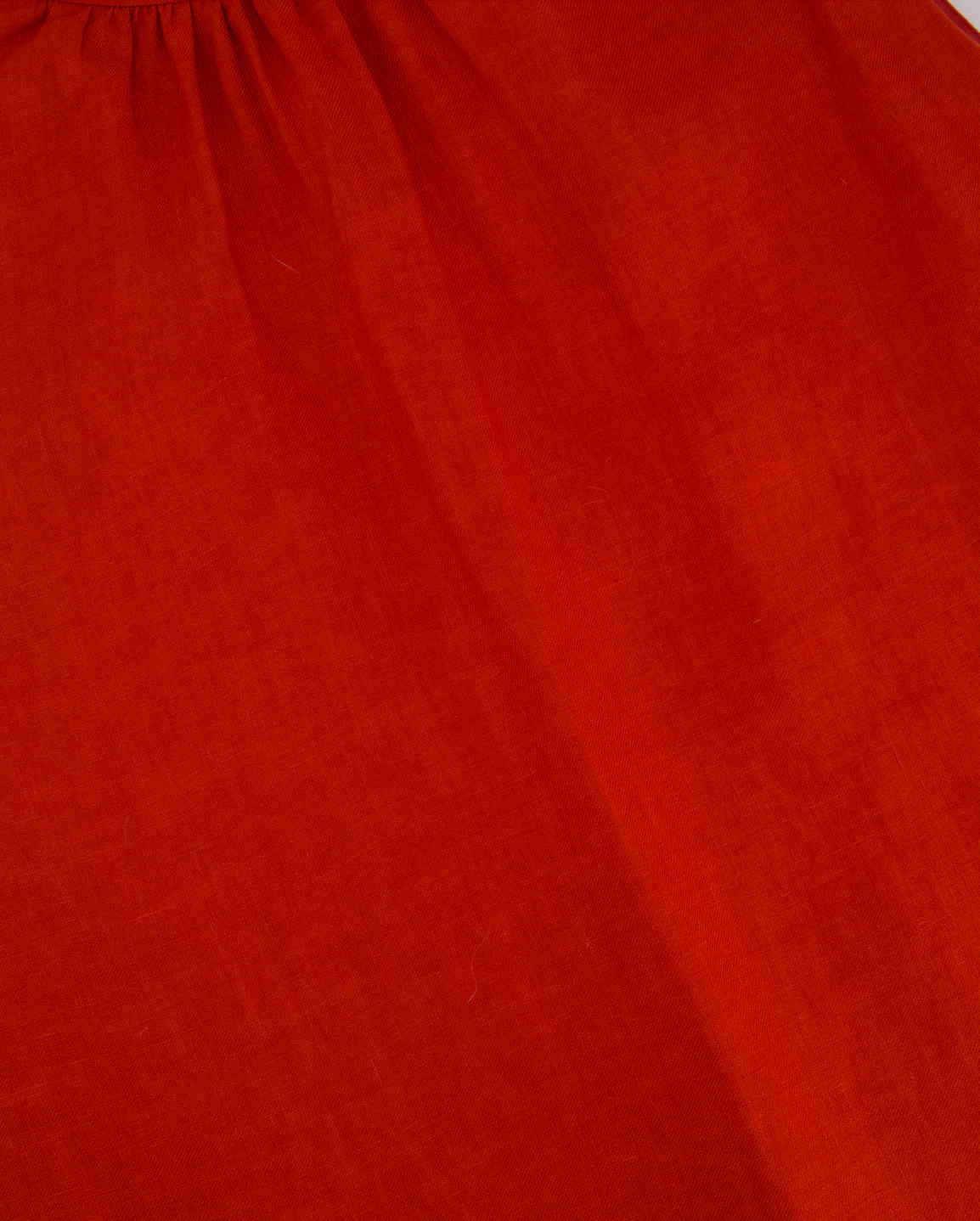 Max Mara Red Linen Sleeveless Top and Trouser Set with Fringing Size IT 48 (UK 16) - Image 11