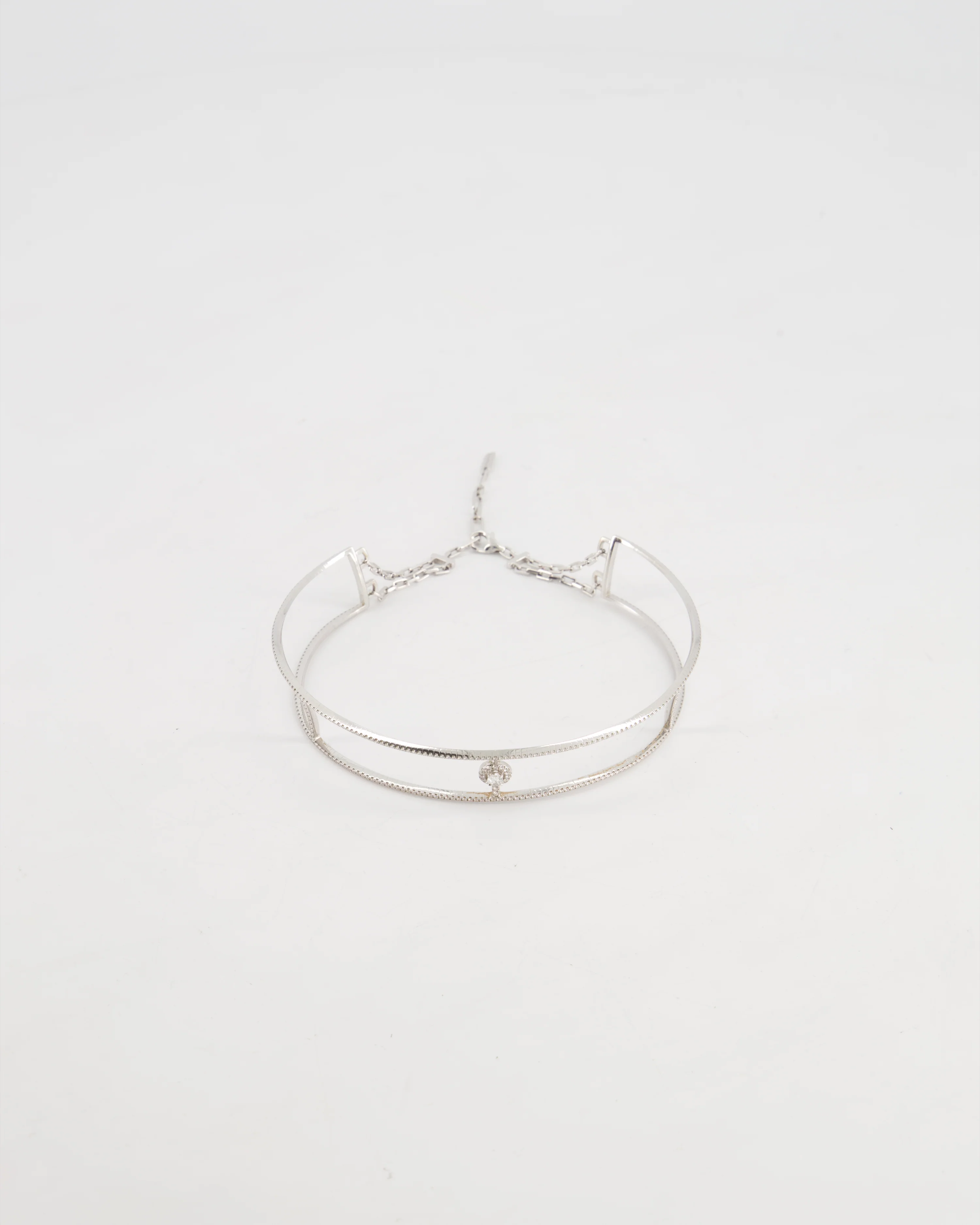 Messika White Gold Glam'Azone Skinny Pavé Diamond Choker Necklace RRP £36,500 - Image 8