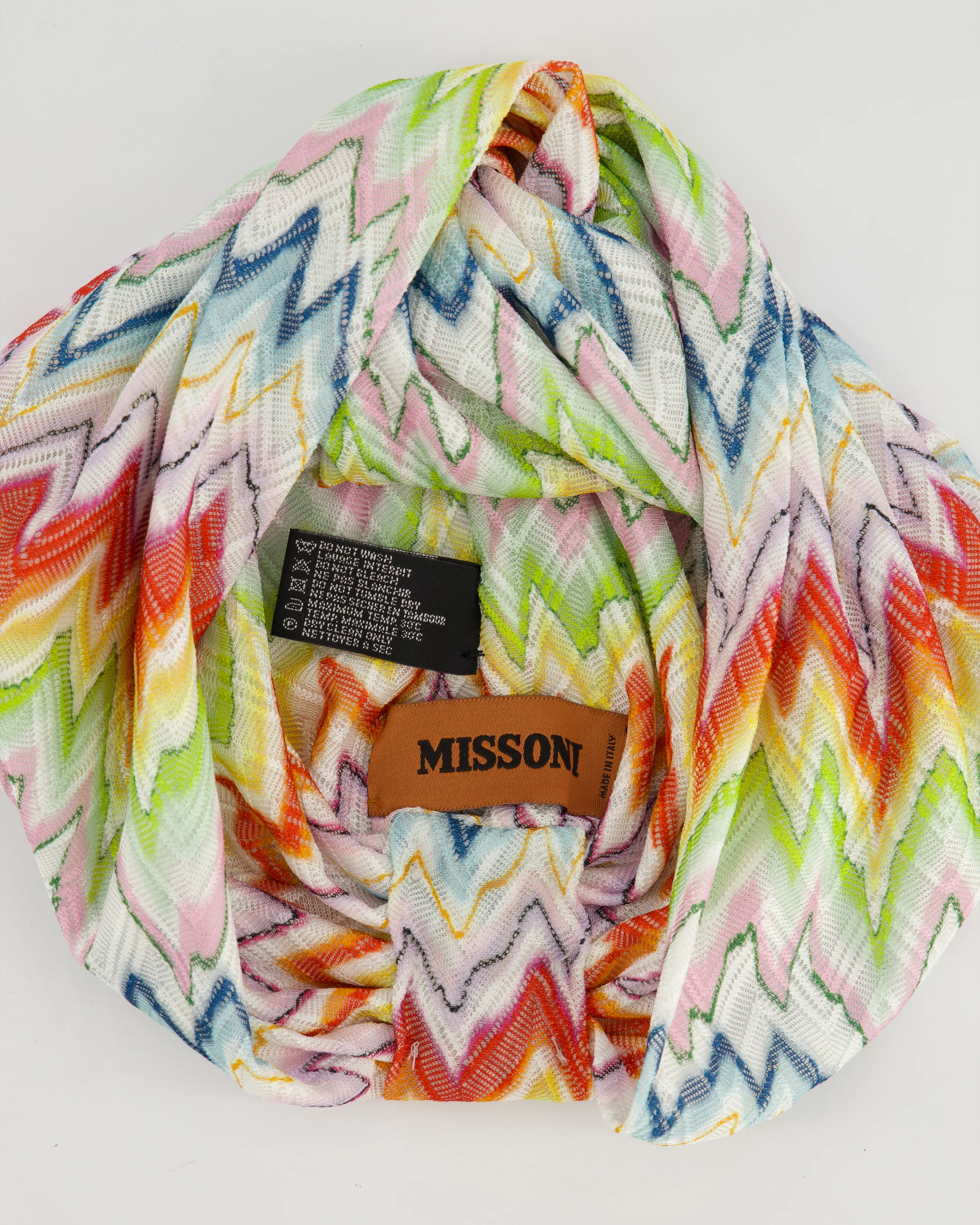 Missoni Multi Colour Twist Front Hat Size O/S - Image 5
