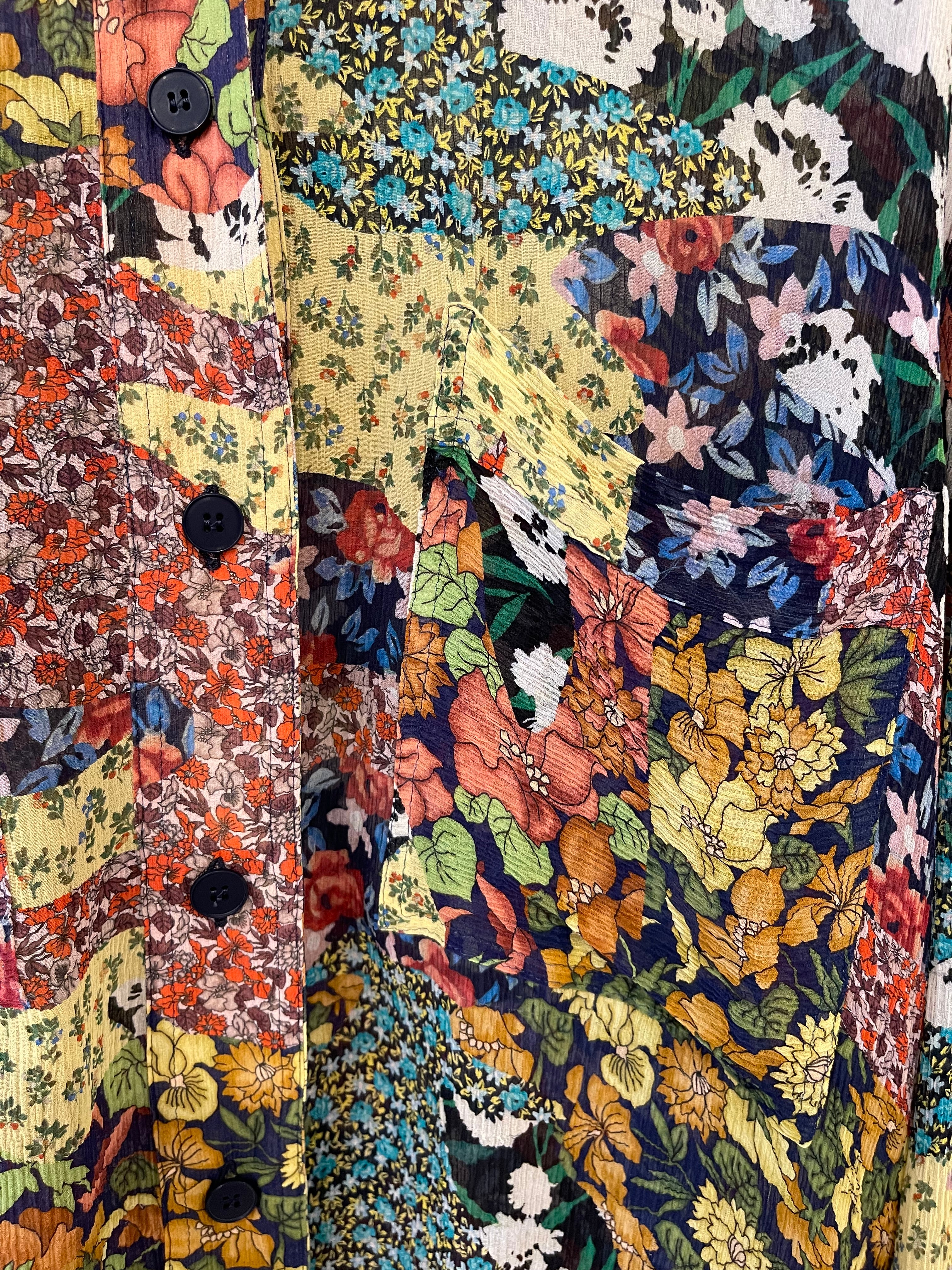Missoni Multicolour Floral Silk Shirt Size IT 38 (UK 6) - Image 8