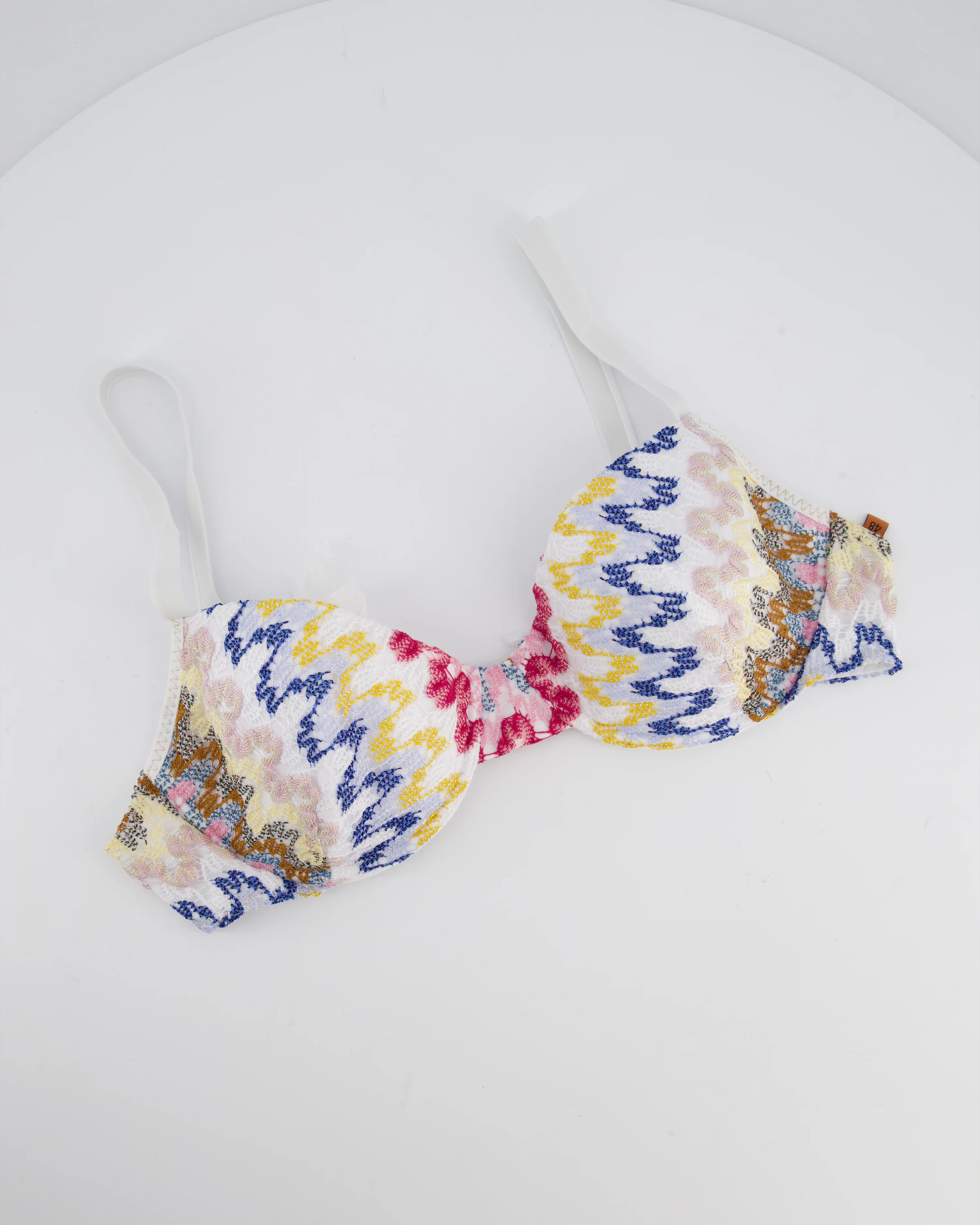 Missoni White and Multicolour Crochet Bikini Set Size IT 48 (UK 16) - Image 2
