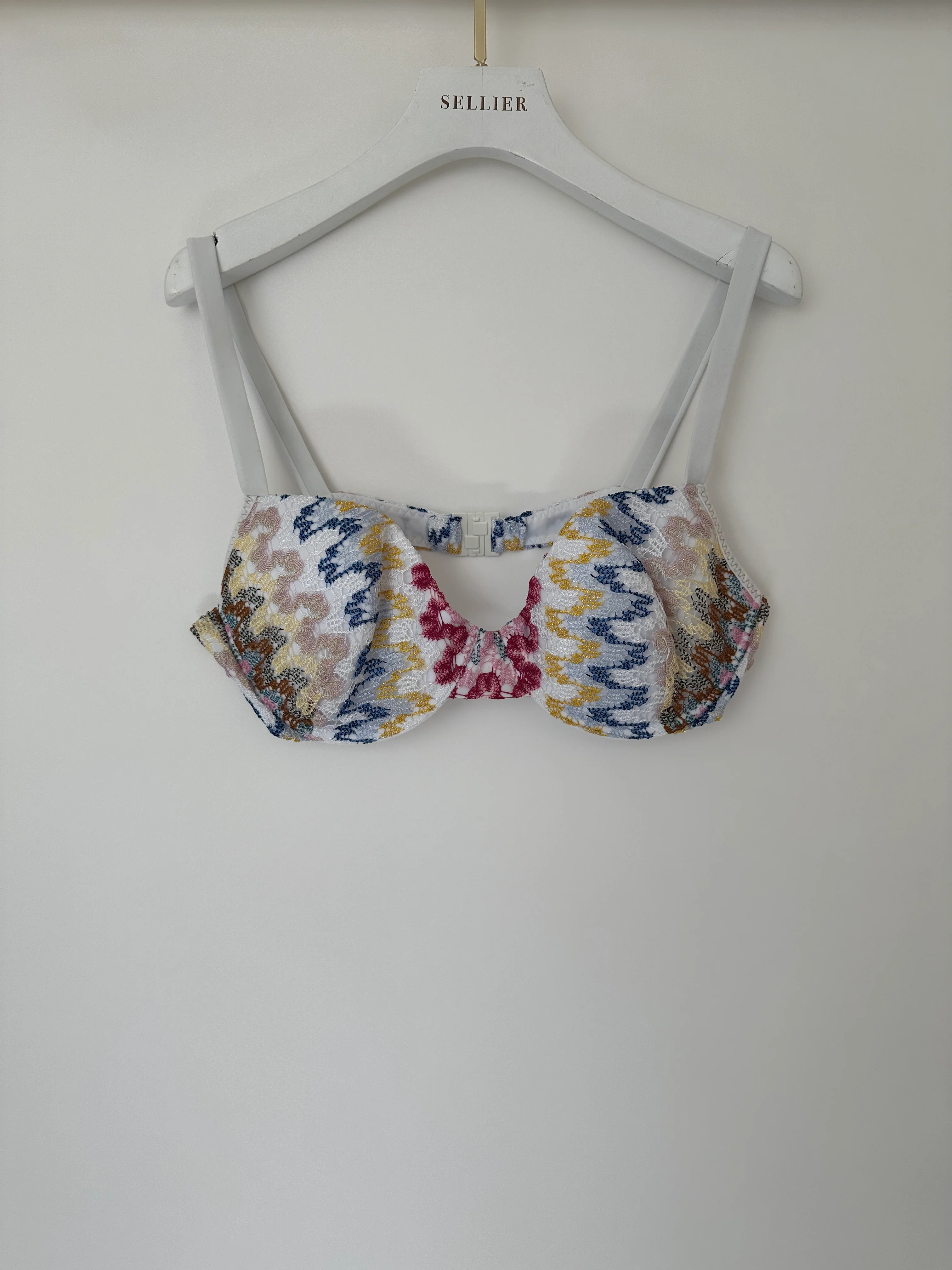 Missoni White and Multicolour Crochet Bikini Set Size IT 48 (UK 16) - Image 5