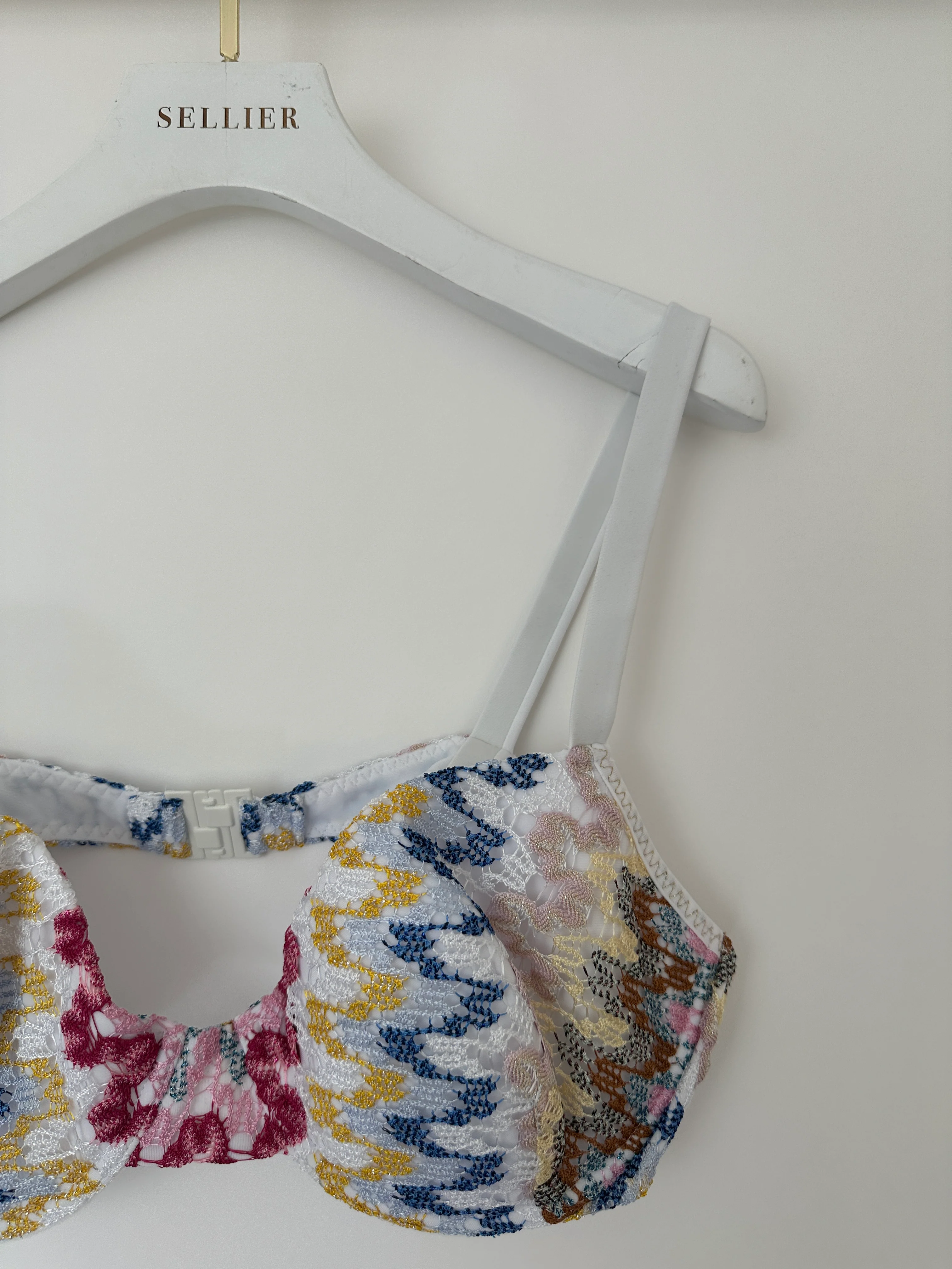 Missoni White and Multicolour Crochet Bikini Set Size IT 48 (UK 16) - Image 6