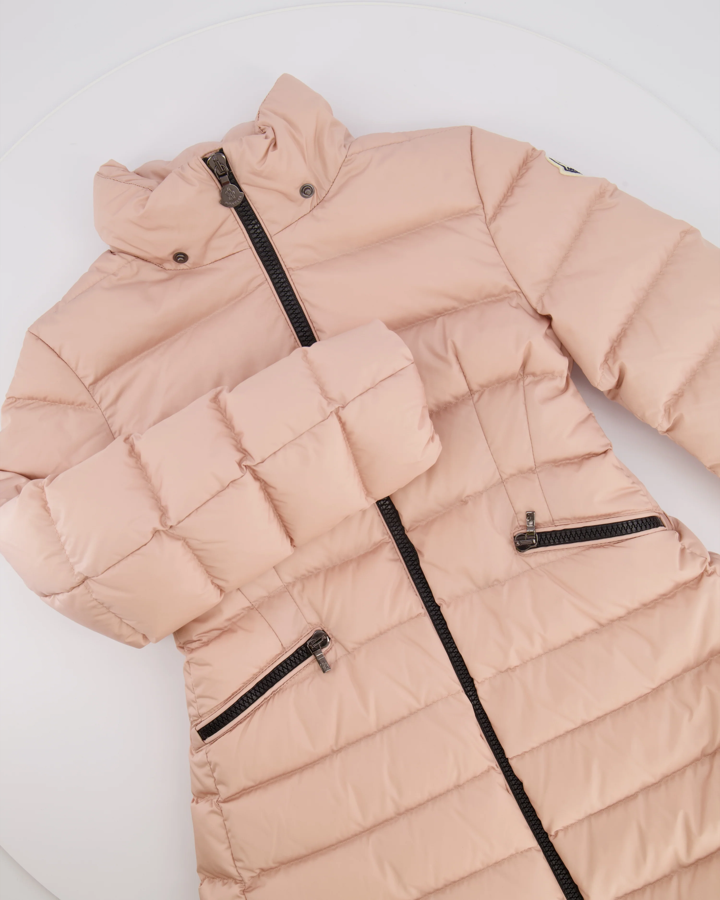 Moncler Kids Pink Hooded Down Puffer Coat Size 8 years RRP £615 - Image 3