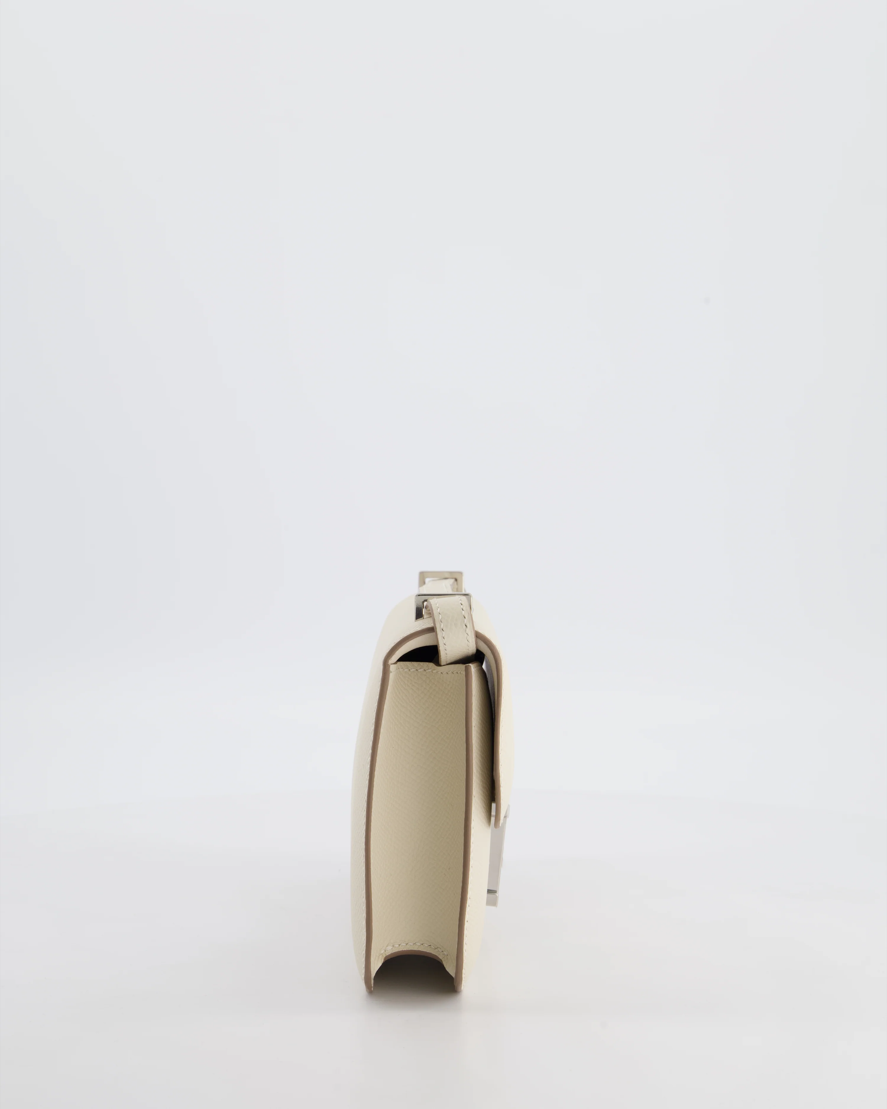 *NEW RELEASE* Hermès Constance 1-Elan Miroir Bag in Craie Epsom Leather with Palladium Hardware - Image 5