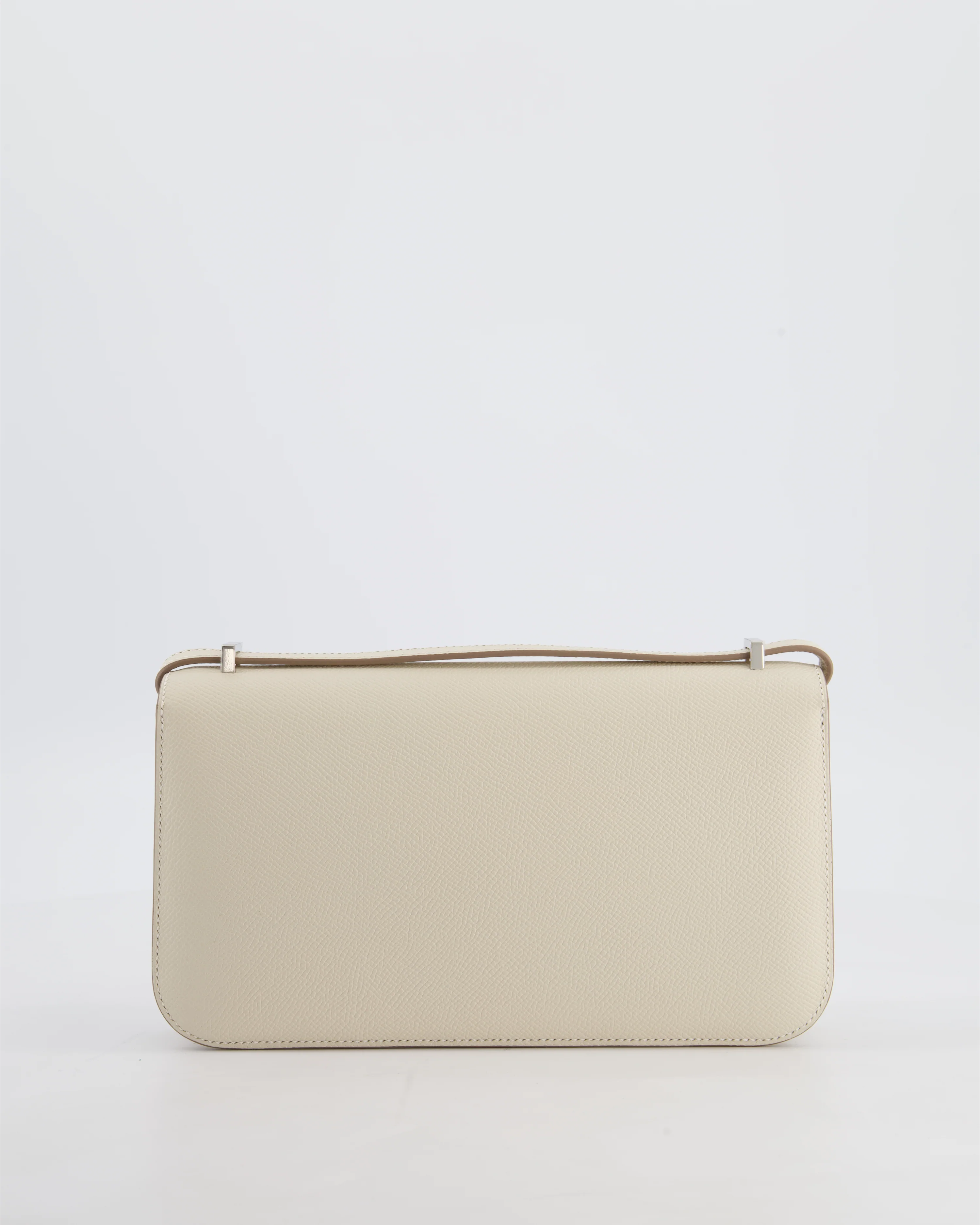 *NEW RELEASE* Hermès Constance 1-Elan Miroir Bag in Craie Epsom Leather with Palladium Hardware - Image 7