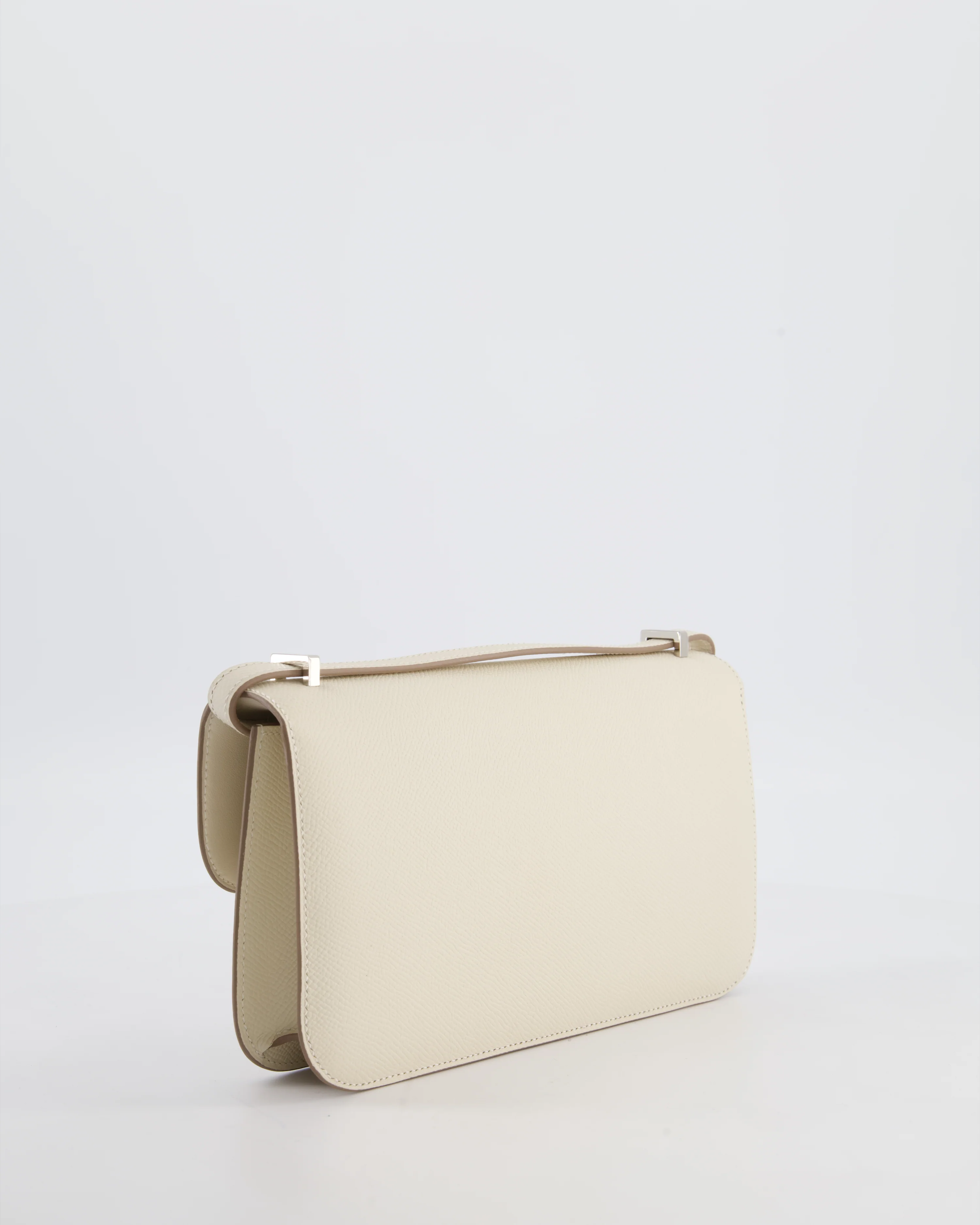 *NEW RELEASE* Hermès Constance 1-Elan Miroir Bag in Craie Epsom Leather with Palladium Hardware - Image 8