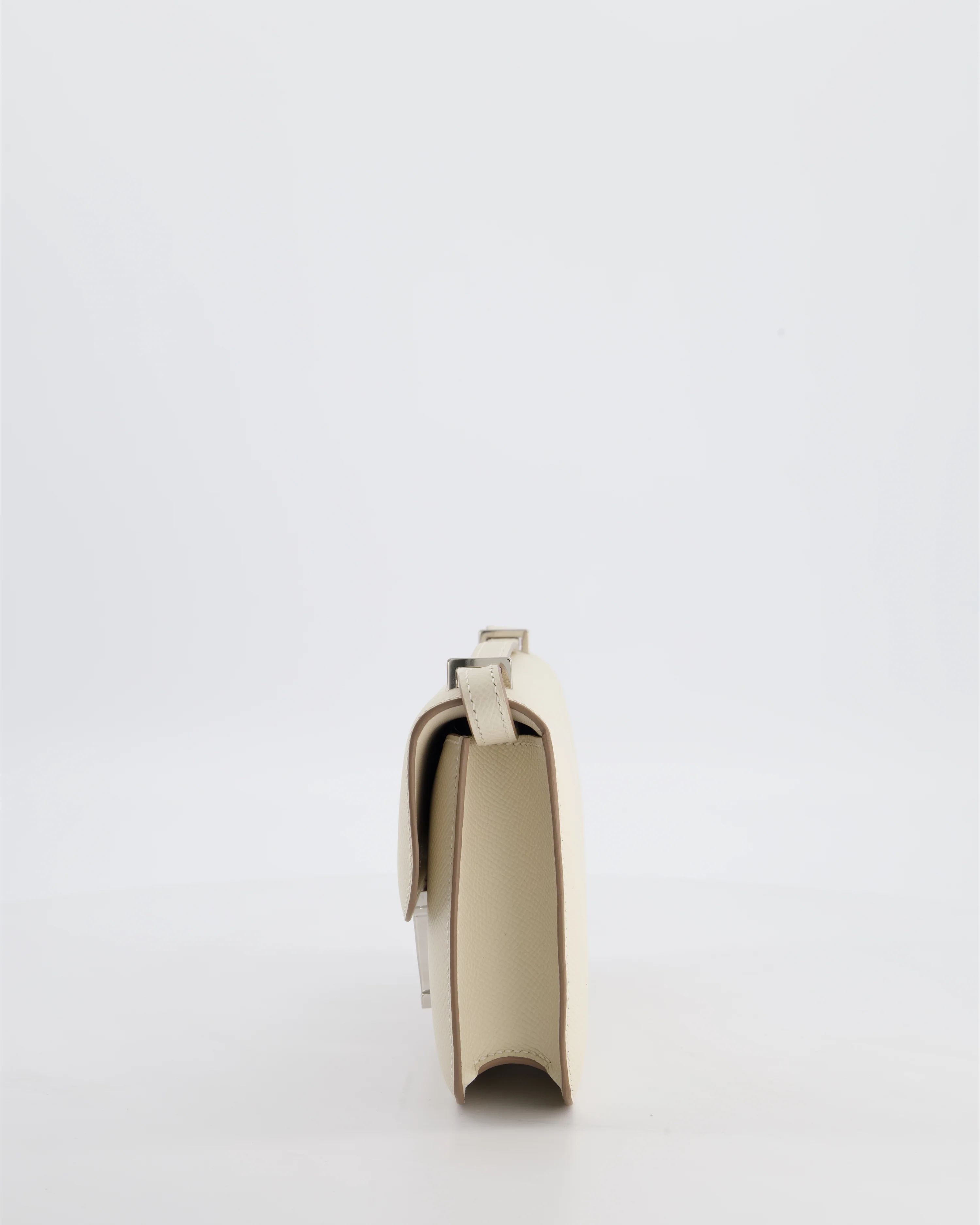 *NEW RELEASE* Hermès Constance 1-Elan Miroir Bag in Craie Epsom Leather with Palladium Hardware - Image 9