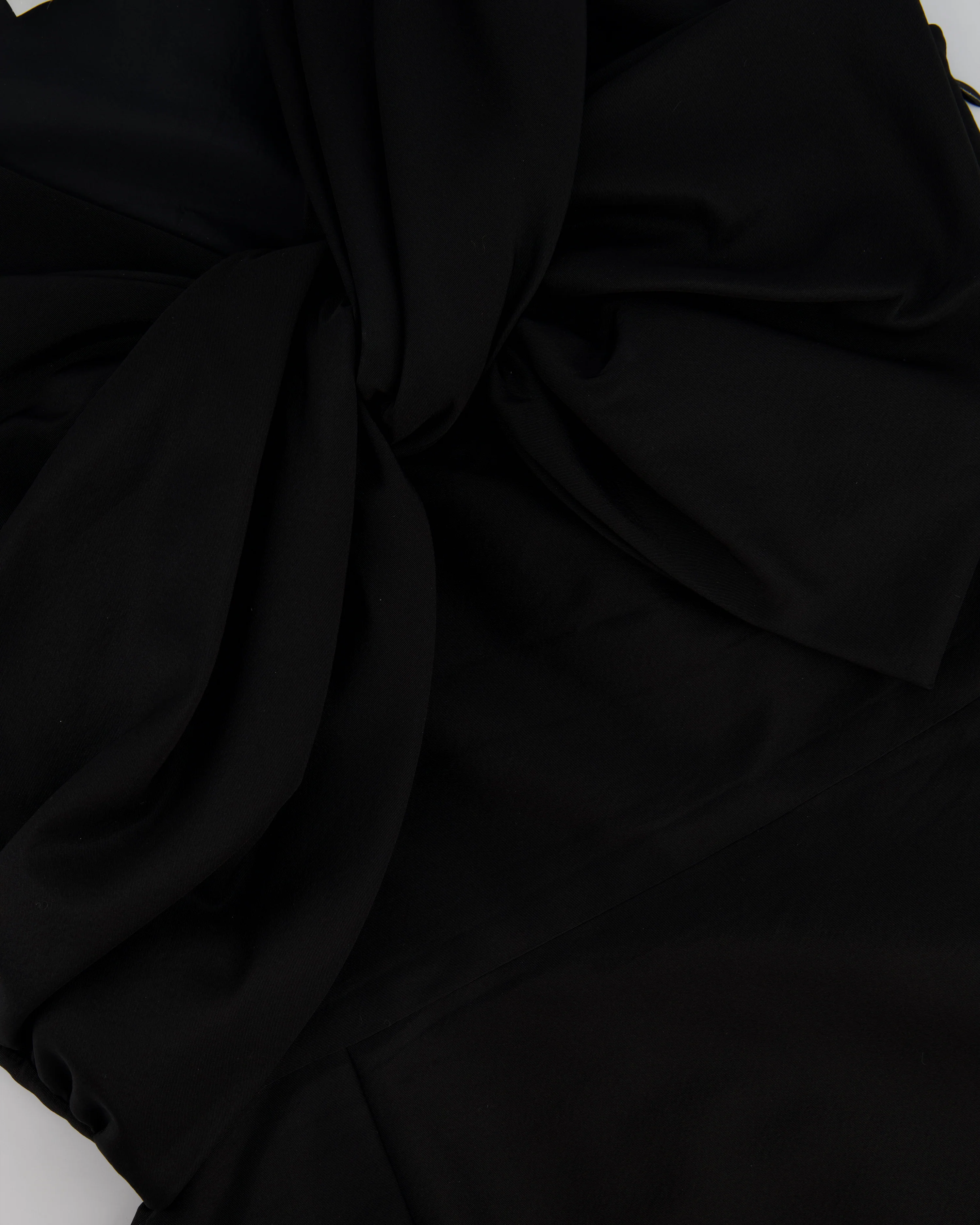 Oscar De La Renta Black Silk Sleeveless Mini Dress With Bow Detail Size US 8 (UK 12) - Image 6