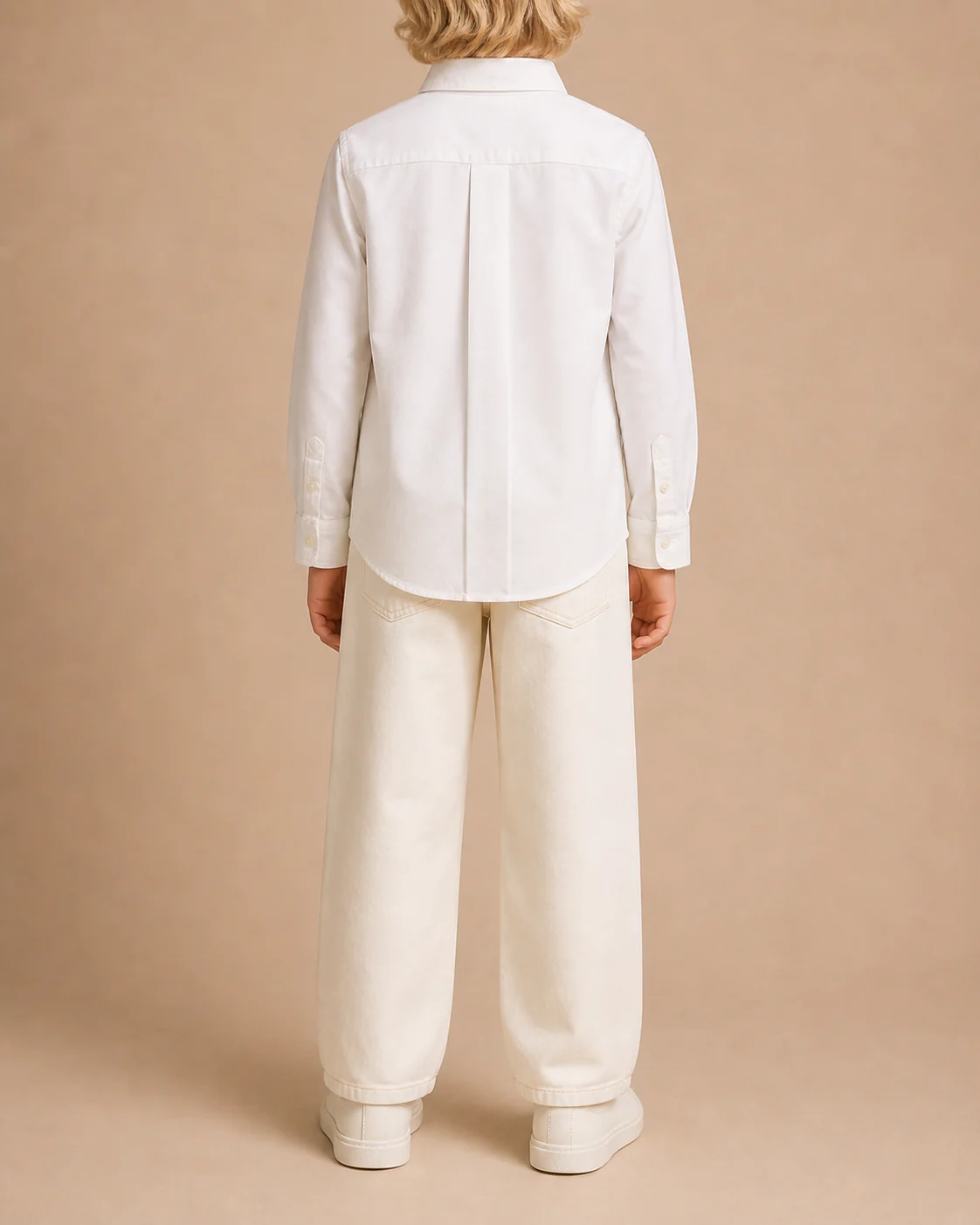 Polo Ralph Lauren Kids White Cotton Shirt with Logo Detail Size 10 years&nbsp; - Image 2