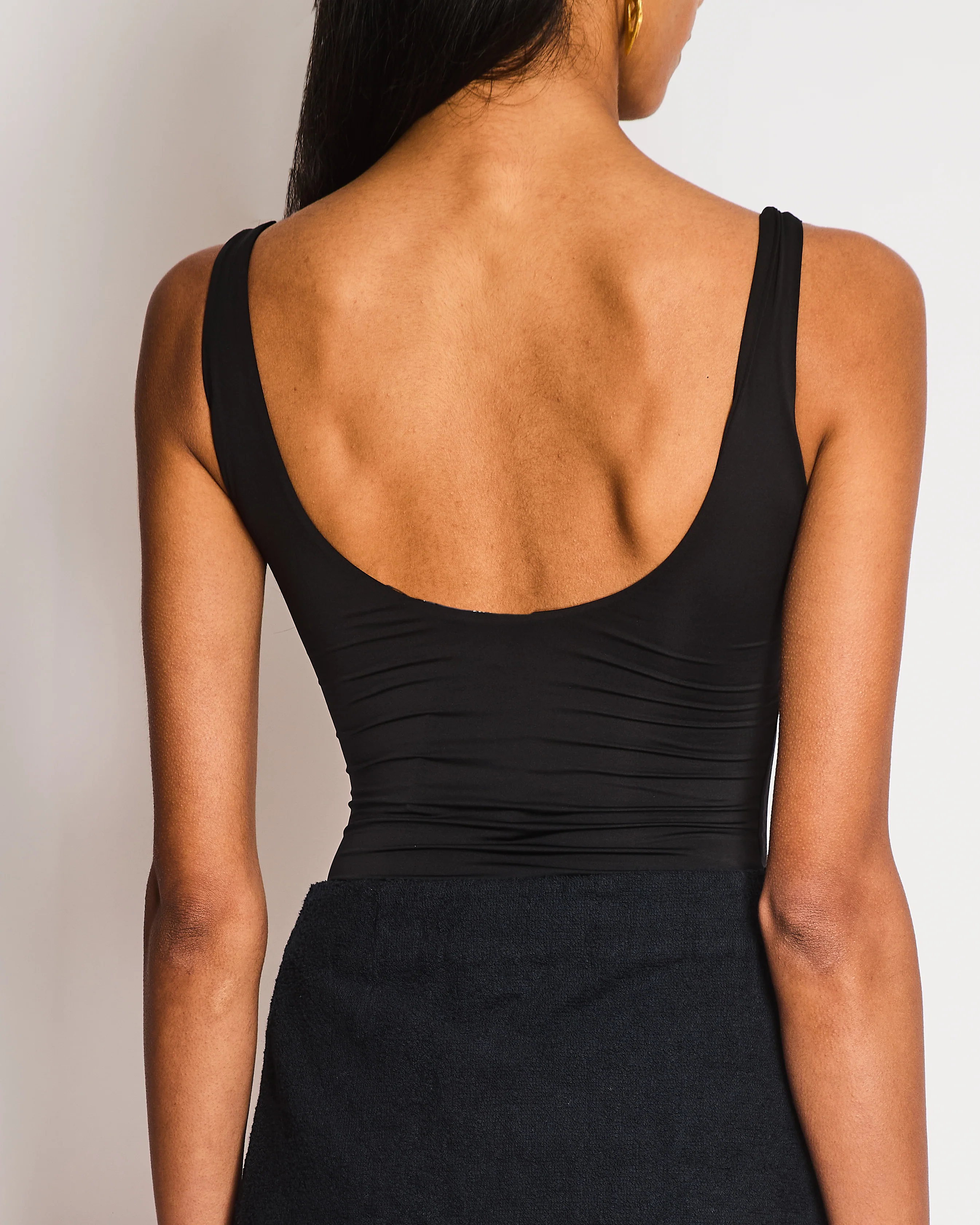 Prada Black Bodysuit with Logo Plaque Detail Size IT 36 (UK 4) - Image 5