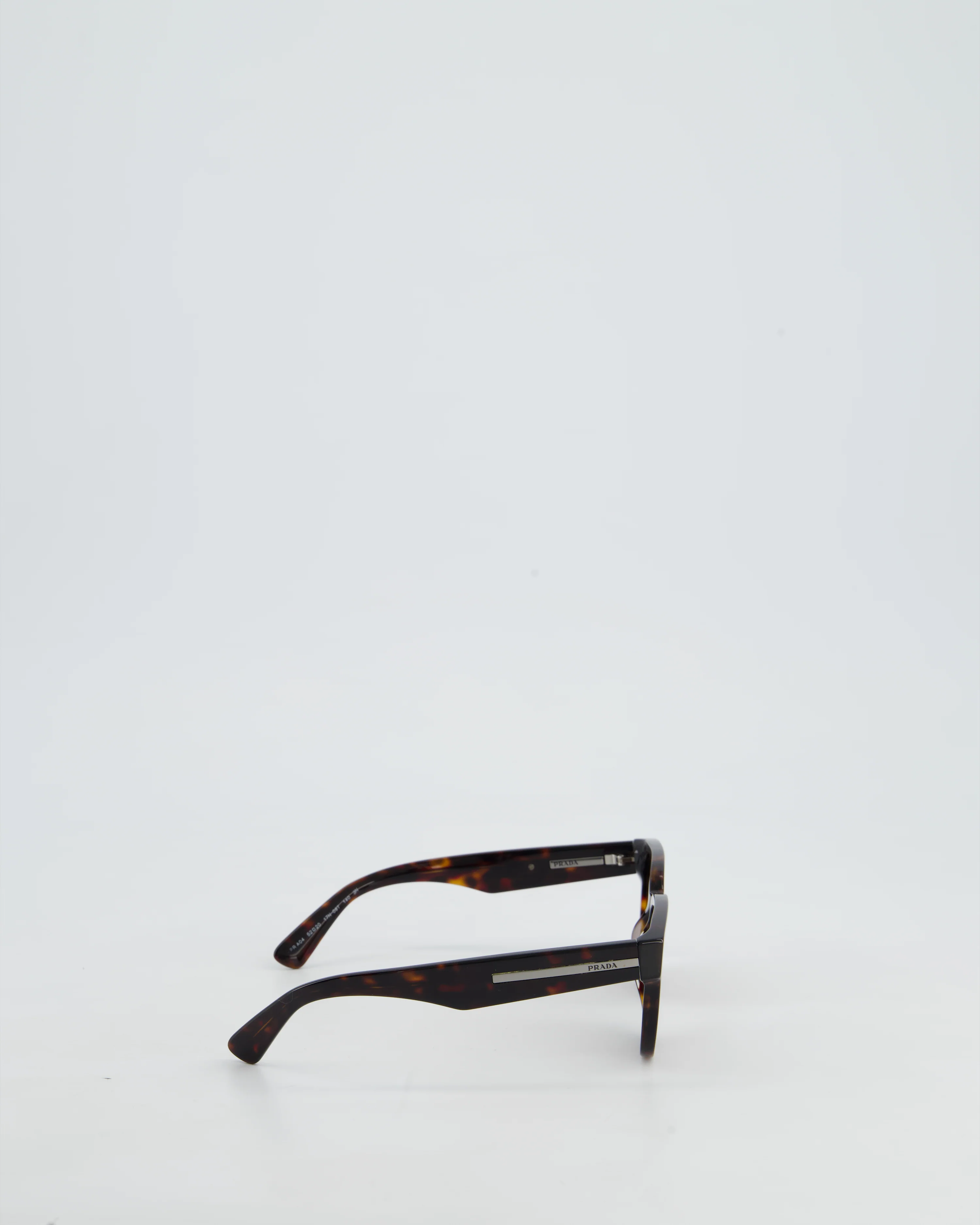 Prada Brown Tortoise Shell Square Framed Sunglasses - Image 4