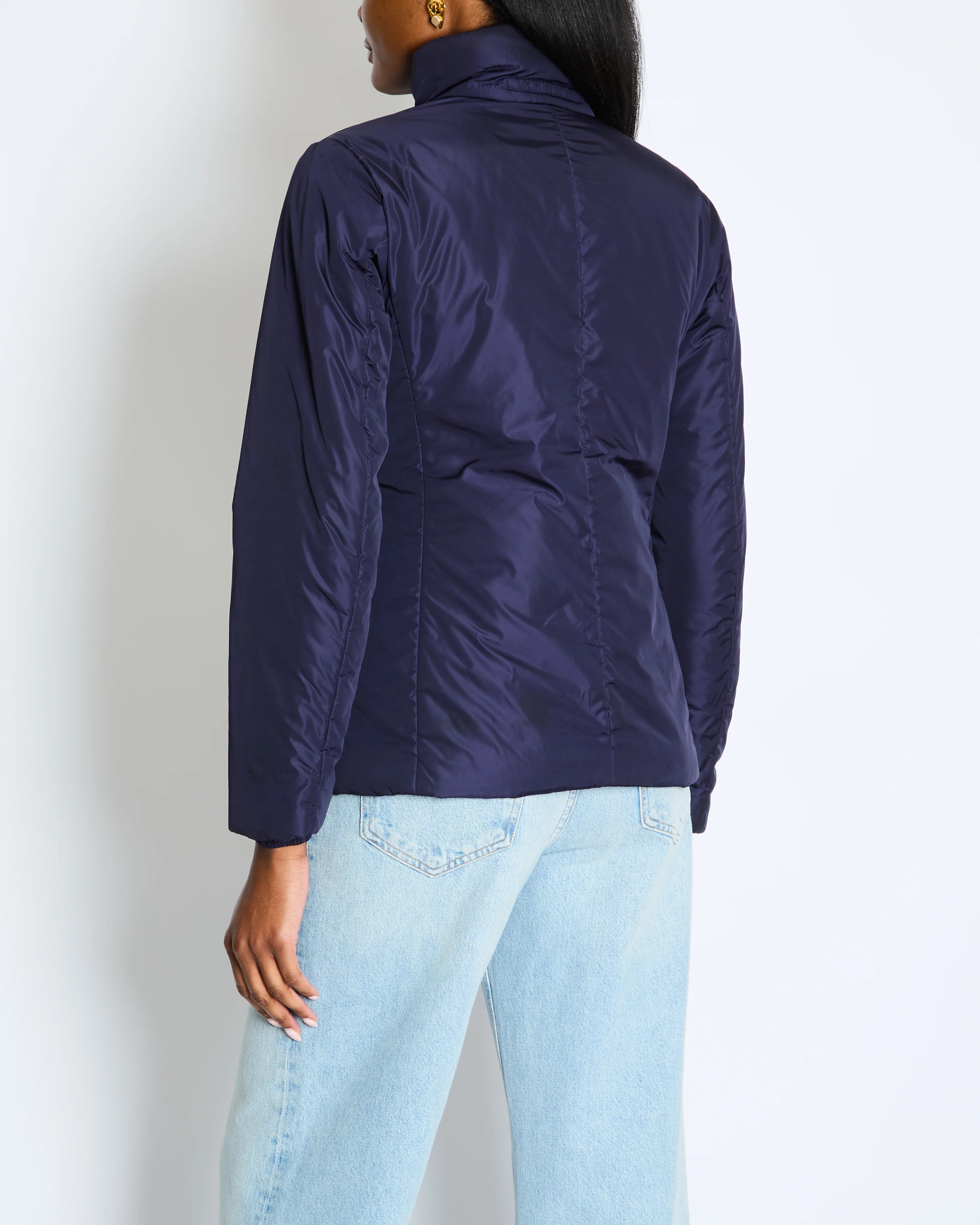 Prada Navy Blue Linea Rossa Ski Puffer Jacket Size IT 36 (UK 4) - Image 4